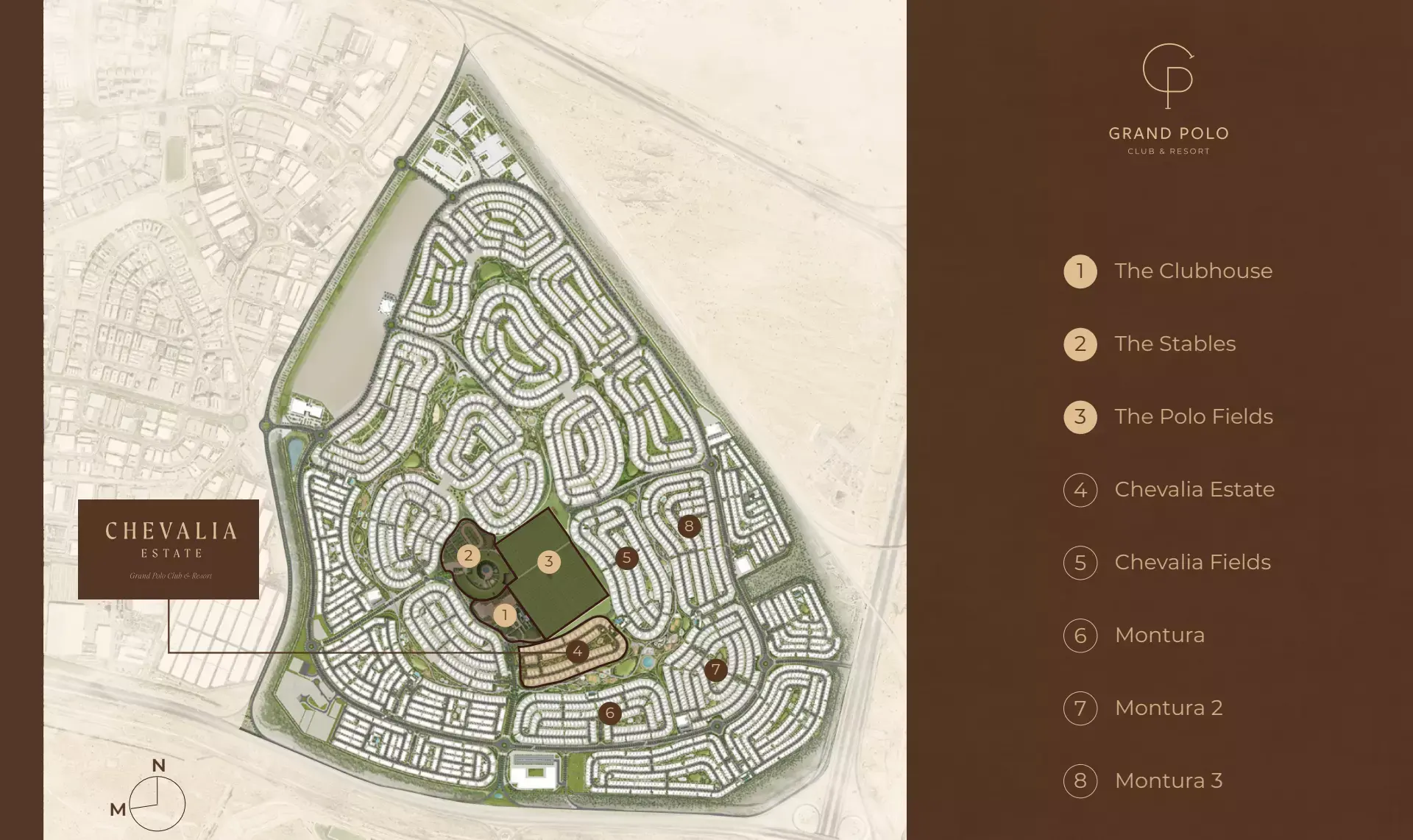 Masterplan for Chevalia Estate