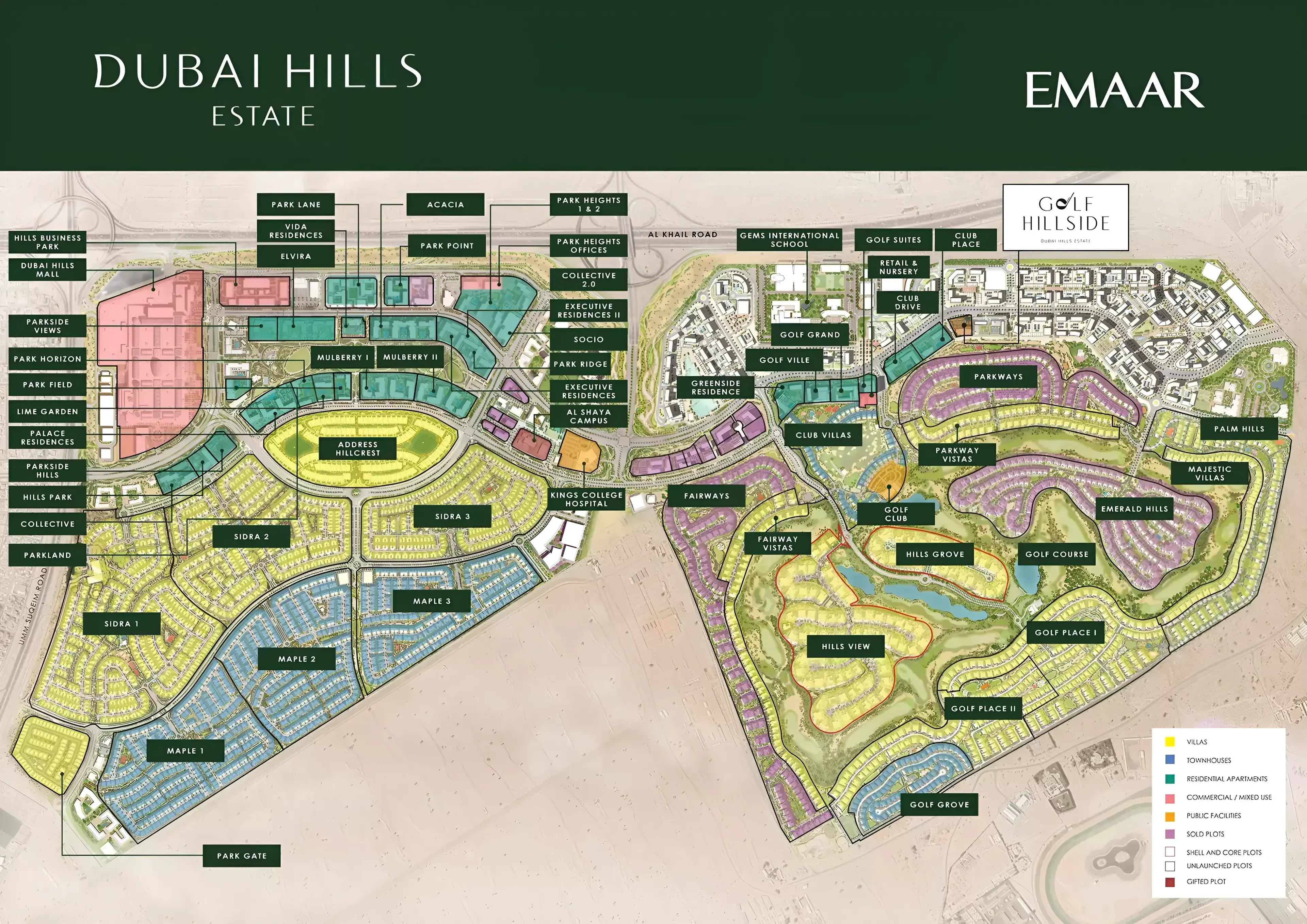 Masterplan for Golf Hillside