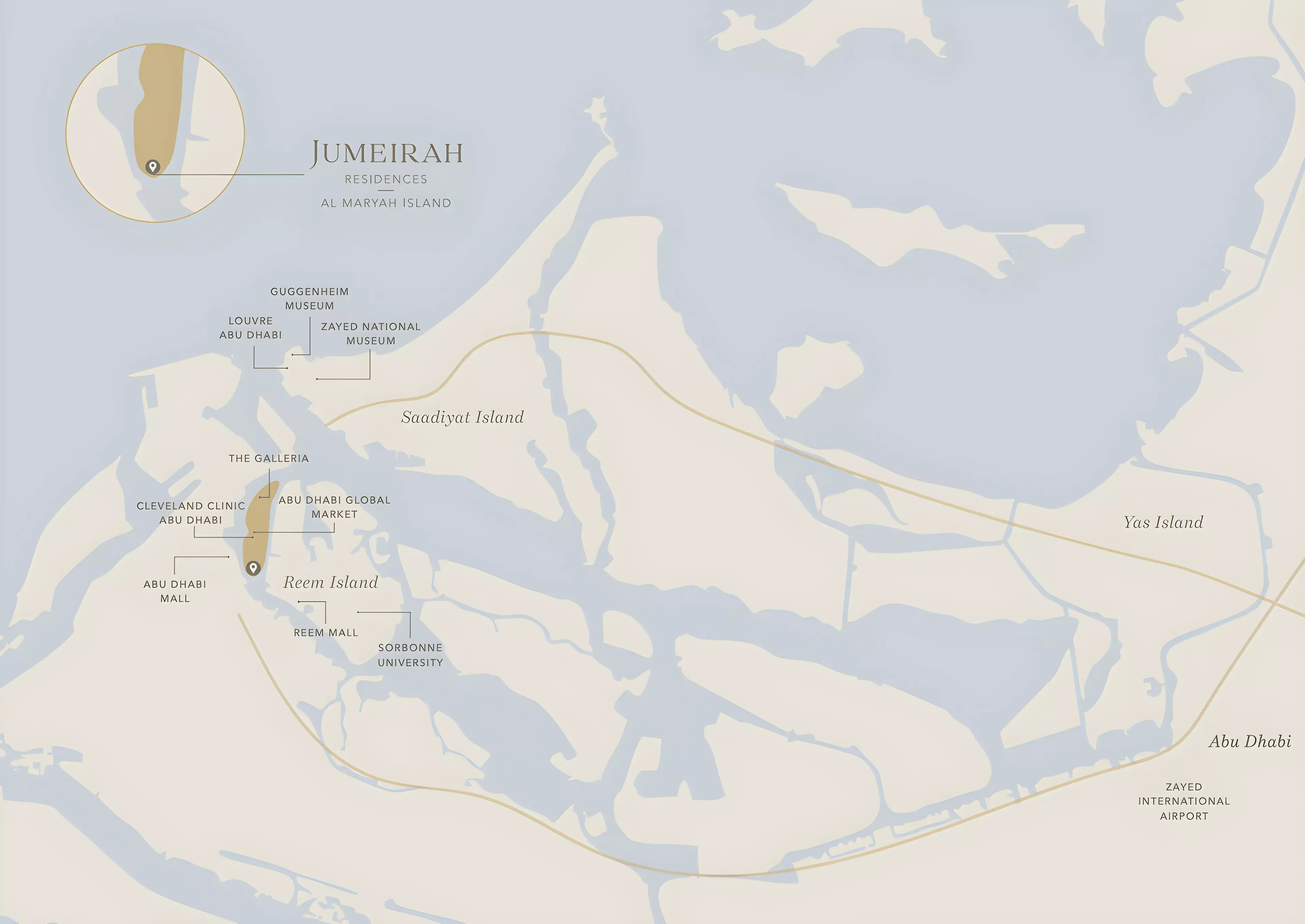 Masterplan for Jumeirah Residences