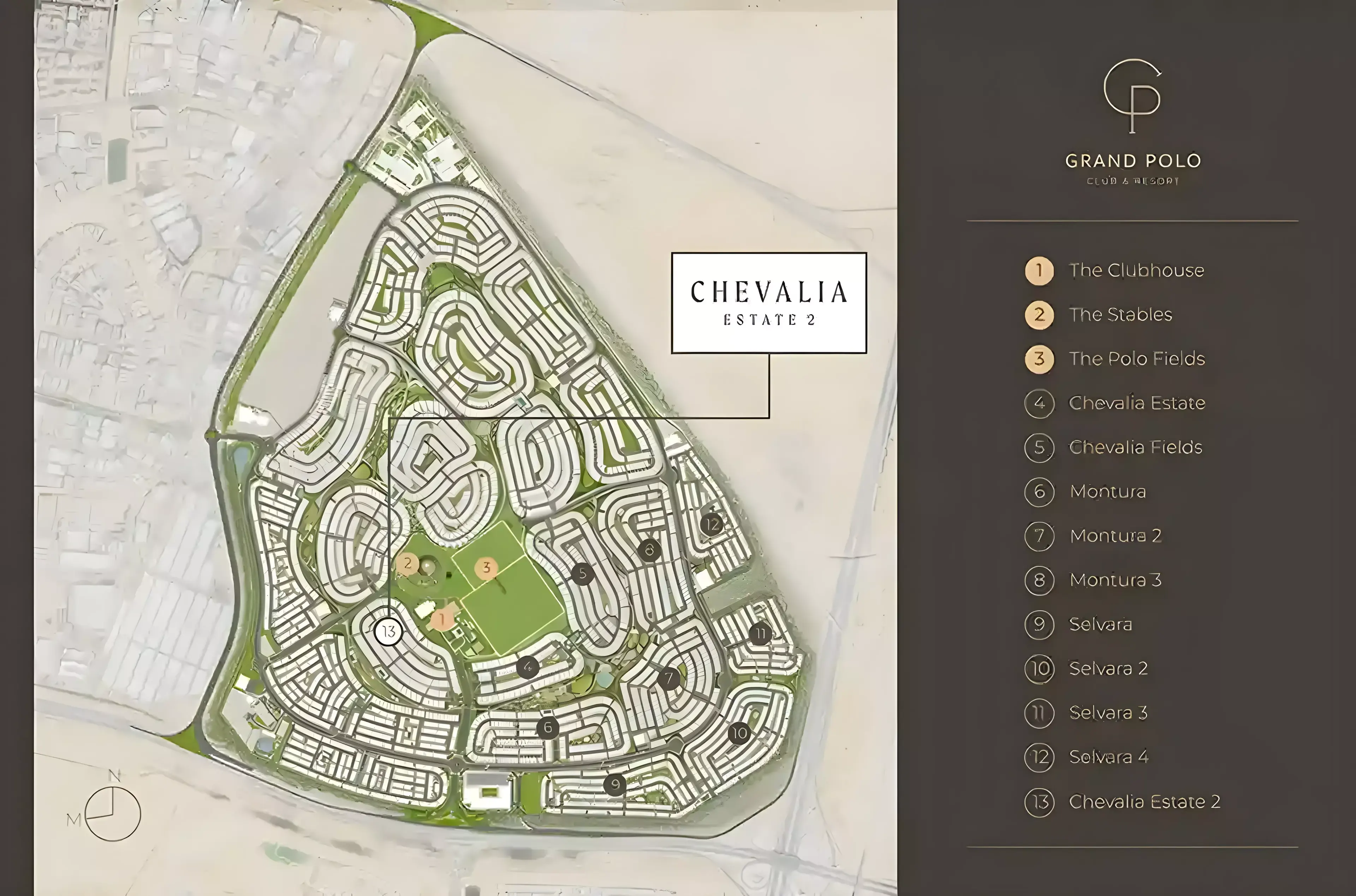 Masterplan for Chevalia Estate Phase 2 By Emaar