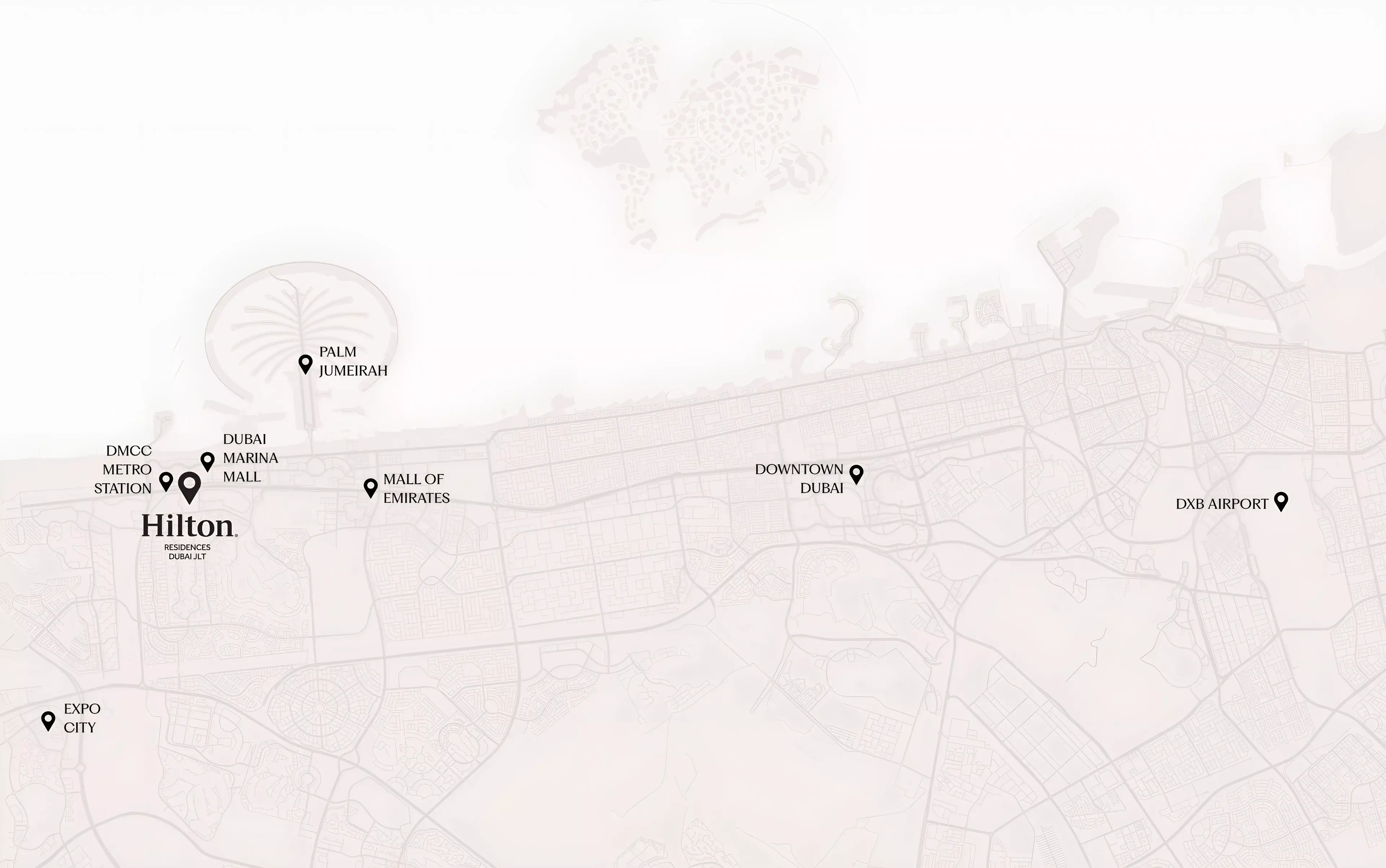 Masterplan for Hilton Residences JLT