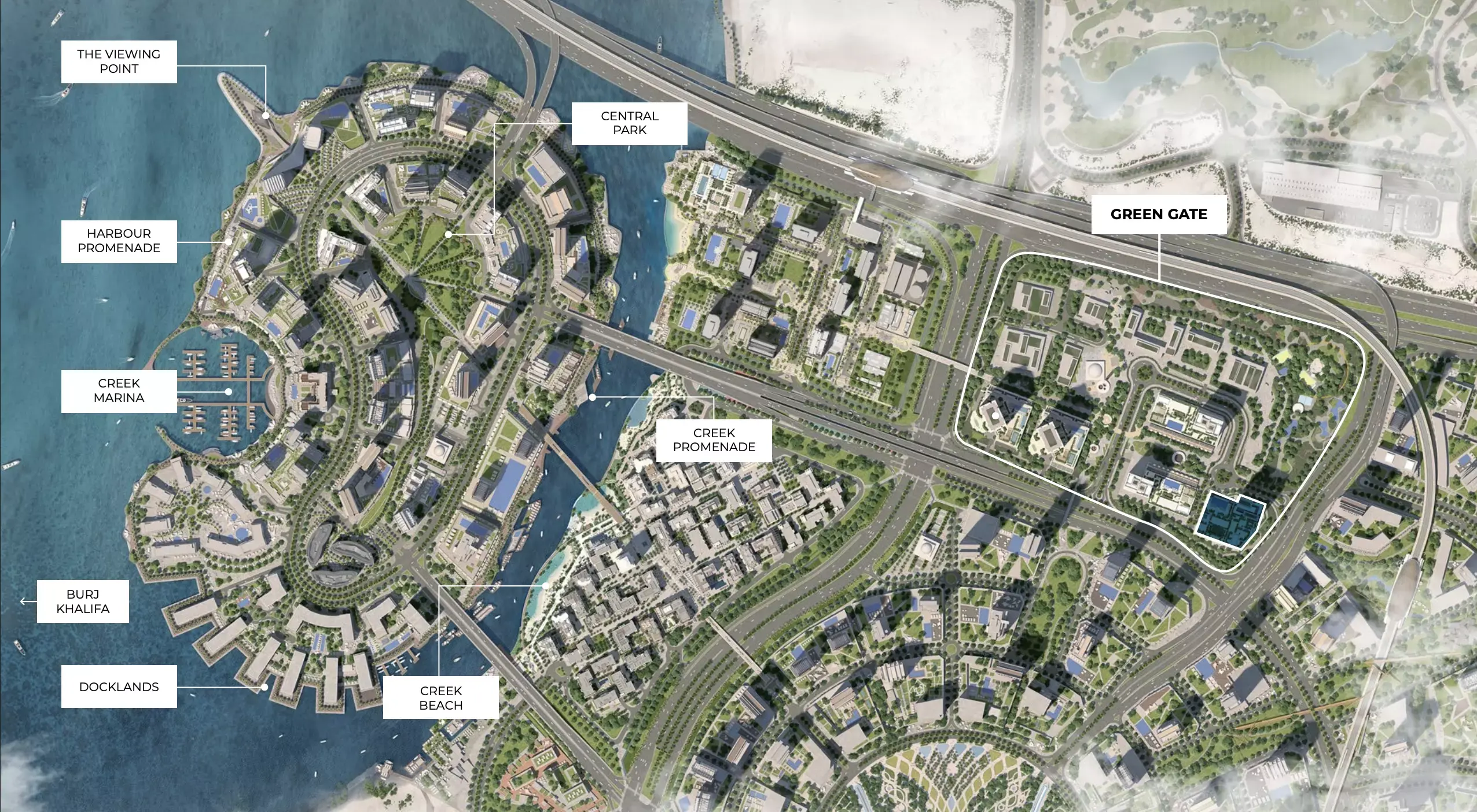 Masterplan for Montiva at Emaar Green Gate