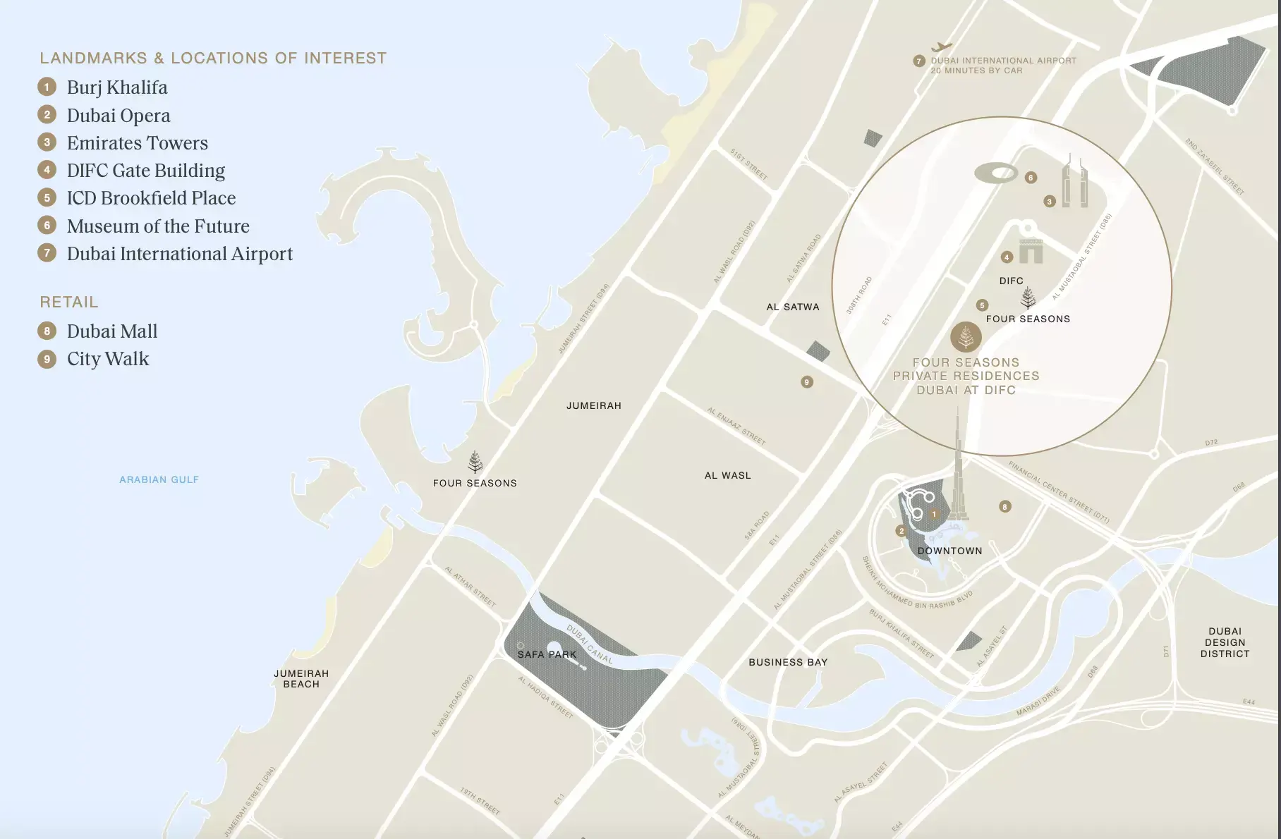 Masterplan for Four Seasons Private Residences at DIFC