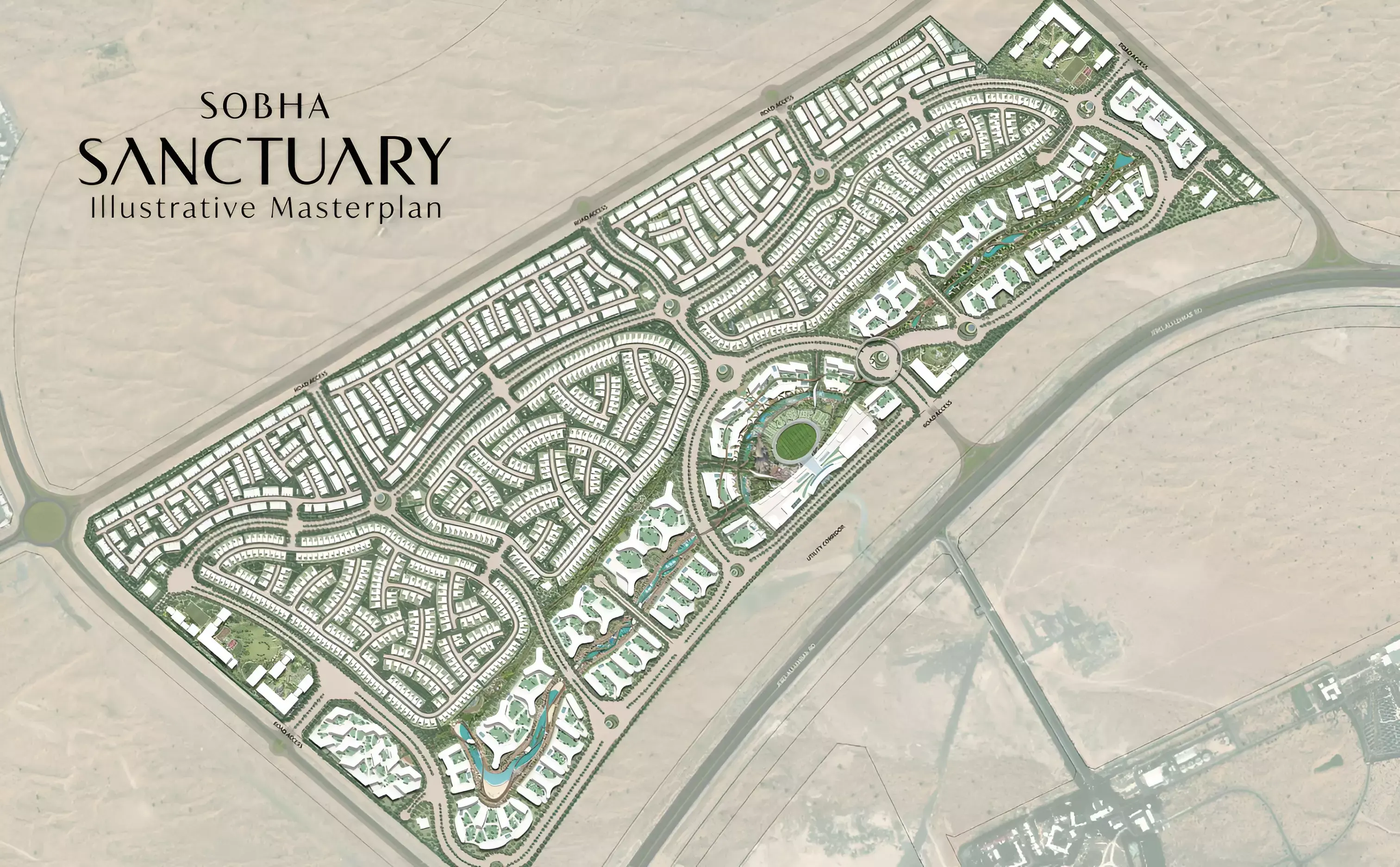 Masterplan for The Willows at Sobha Sanctuary