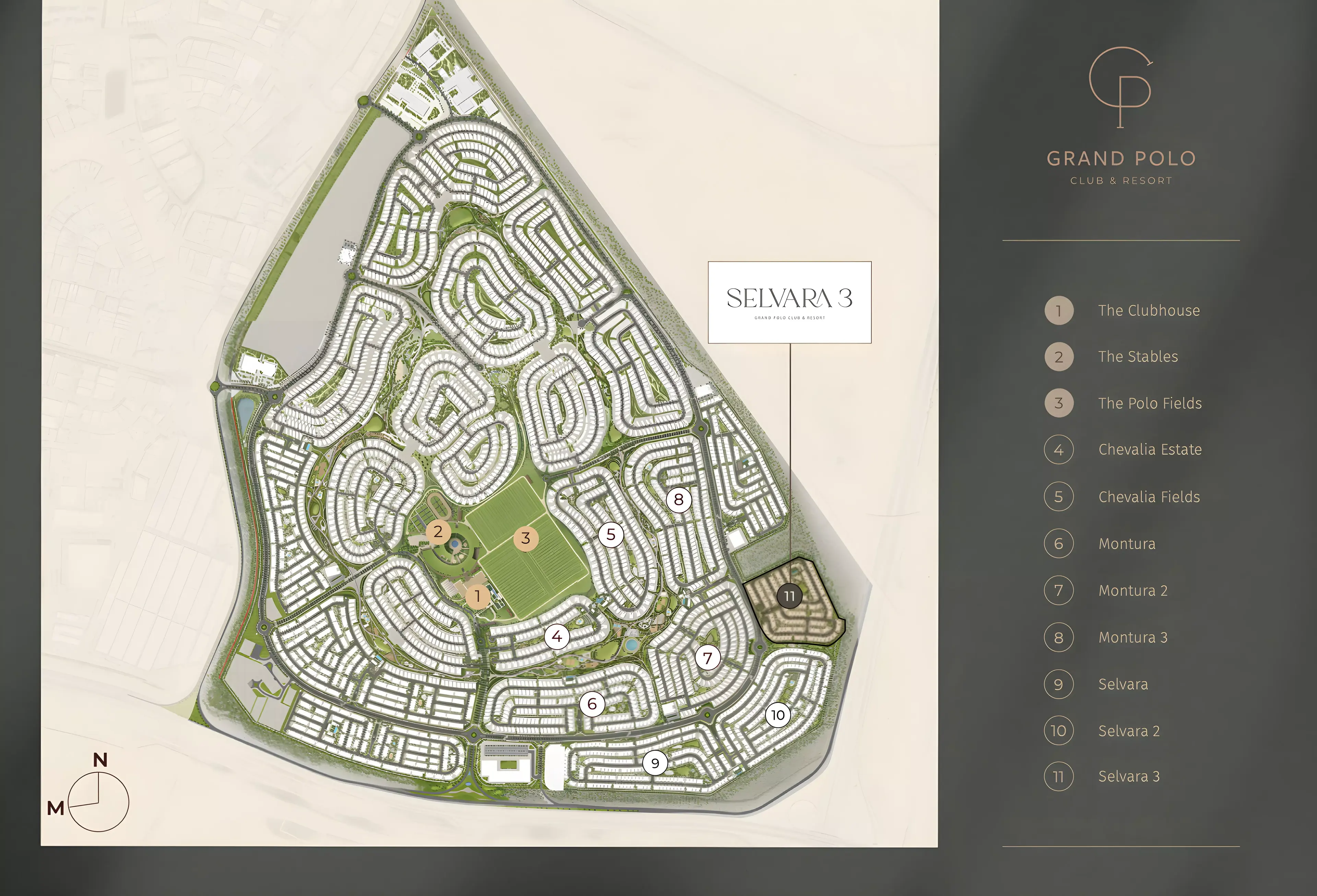 Masterplan for Selvara Phase 3 by Emaar