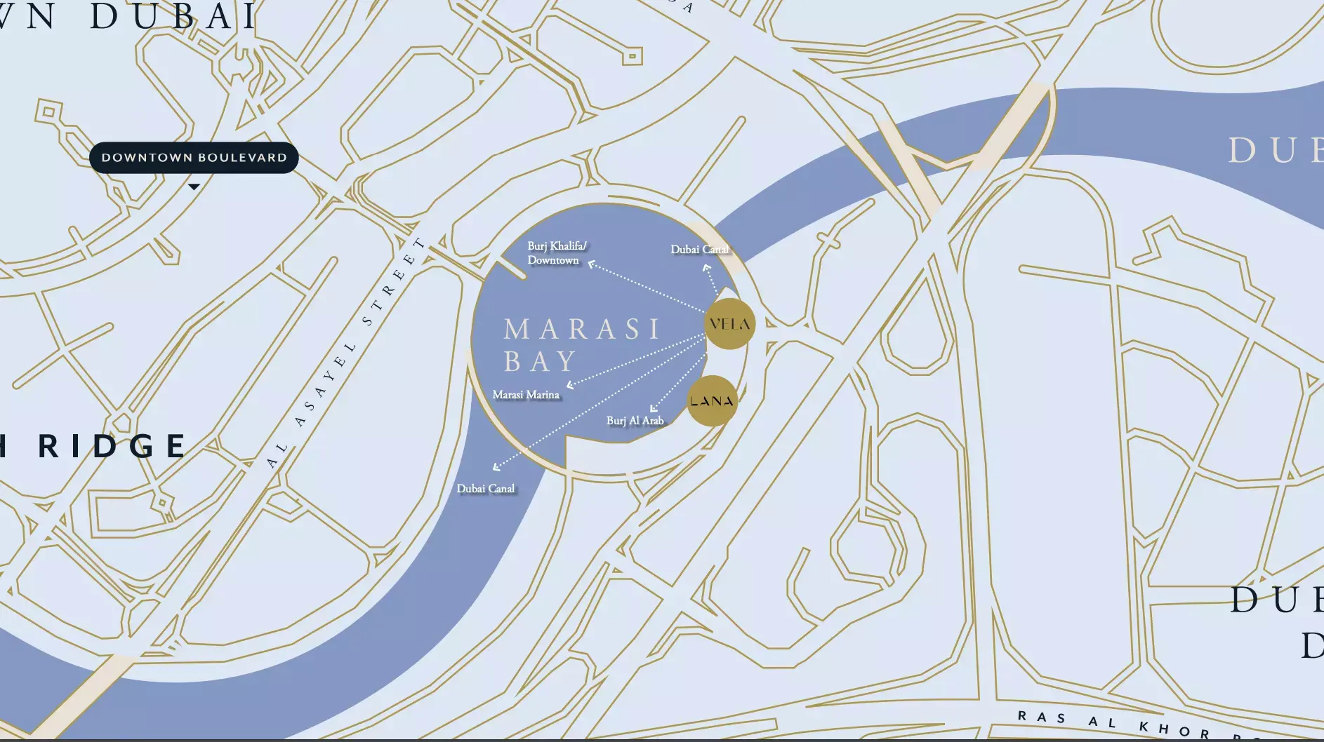 Masterplan for Vela Dorchester Collection