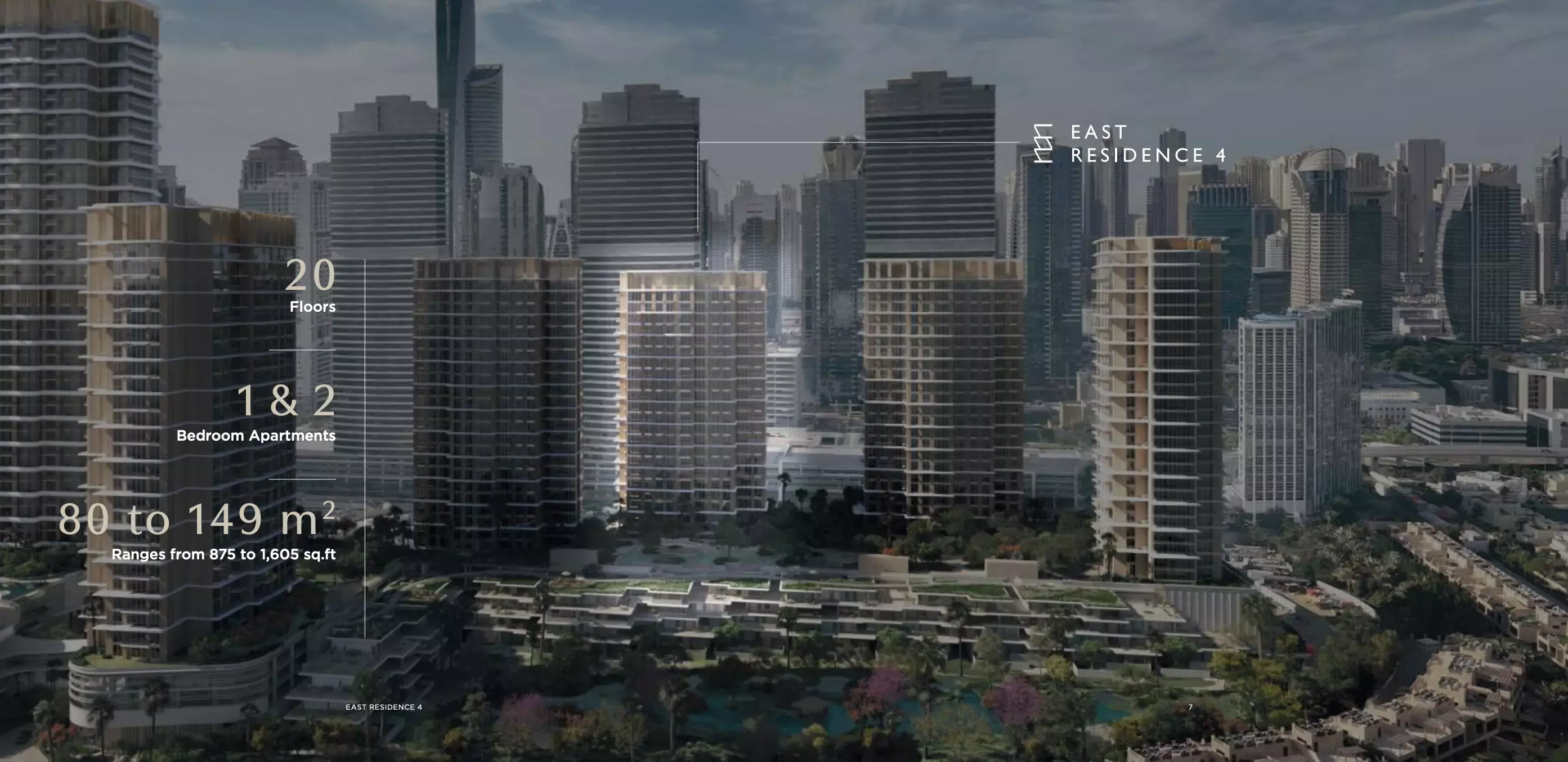 Masterplan for East Residence 4 At Serenia District