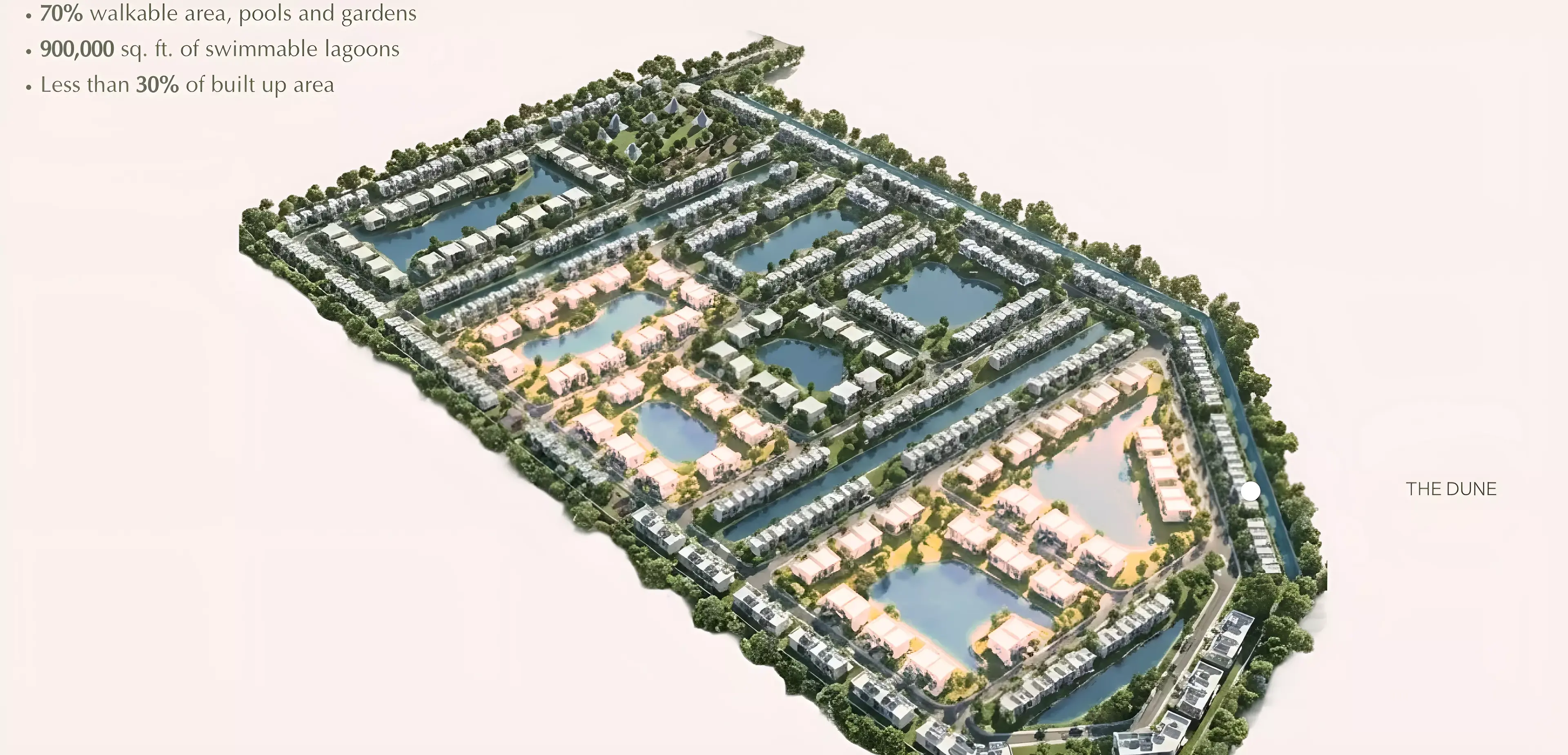 Masterplan for The Dune at Lunaya