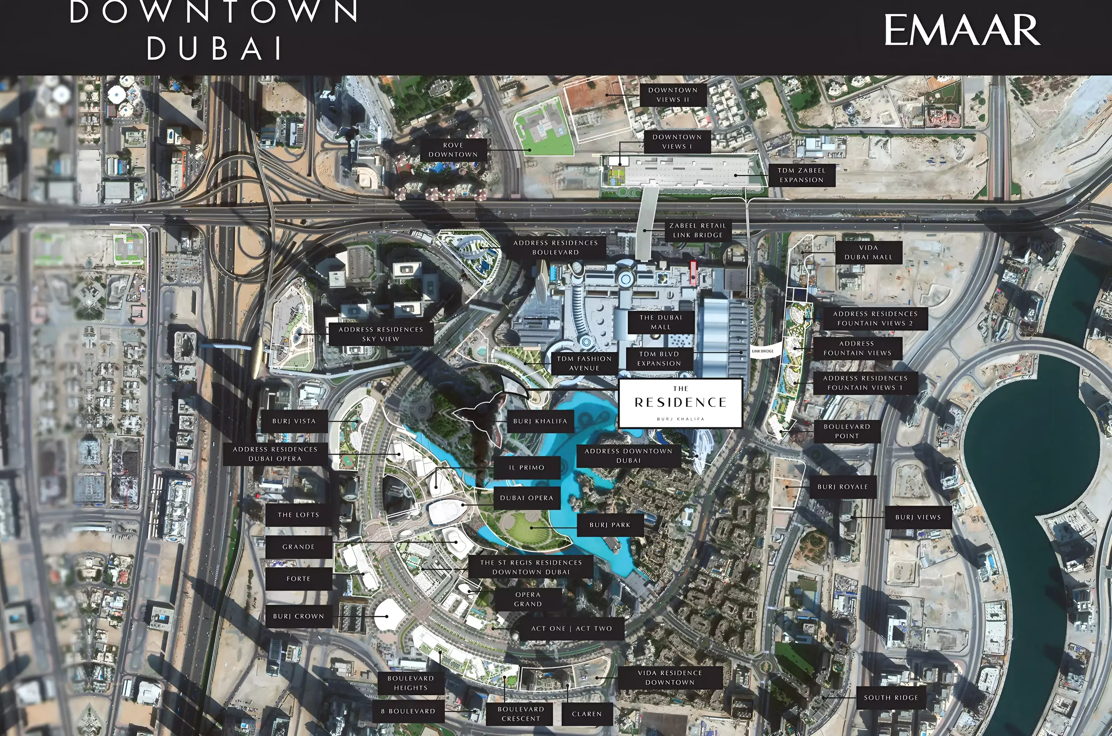 Masterplan for The Residence Burj Khalifa