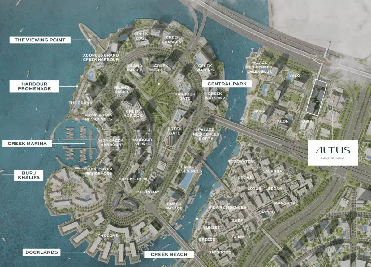 Masterplan for Emaar Altus