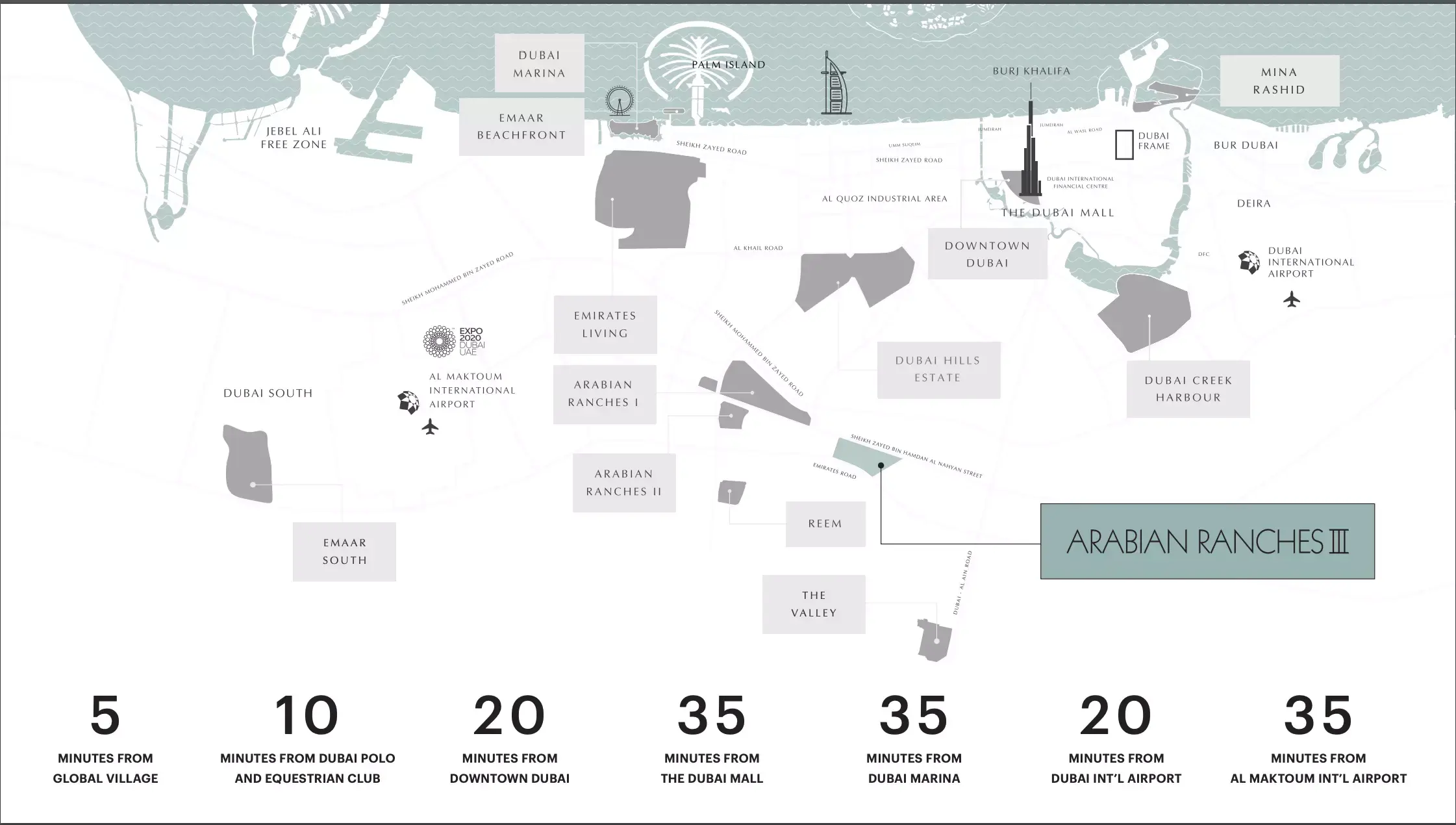 Masterplan for Caya By Emaar