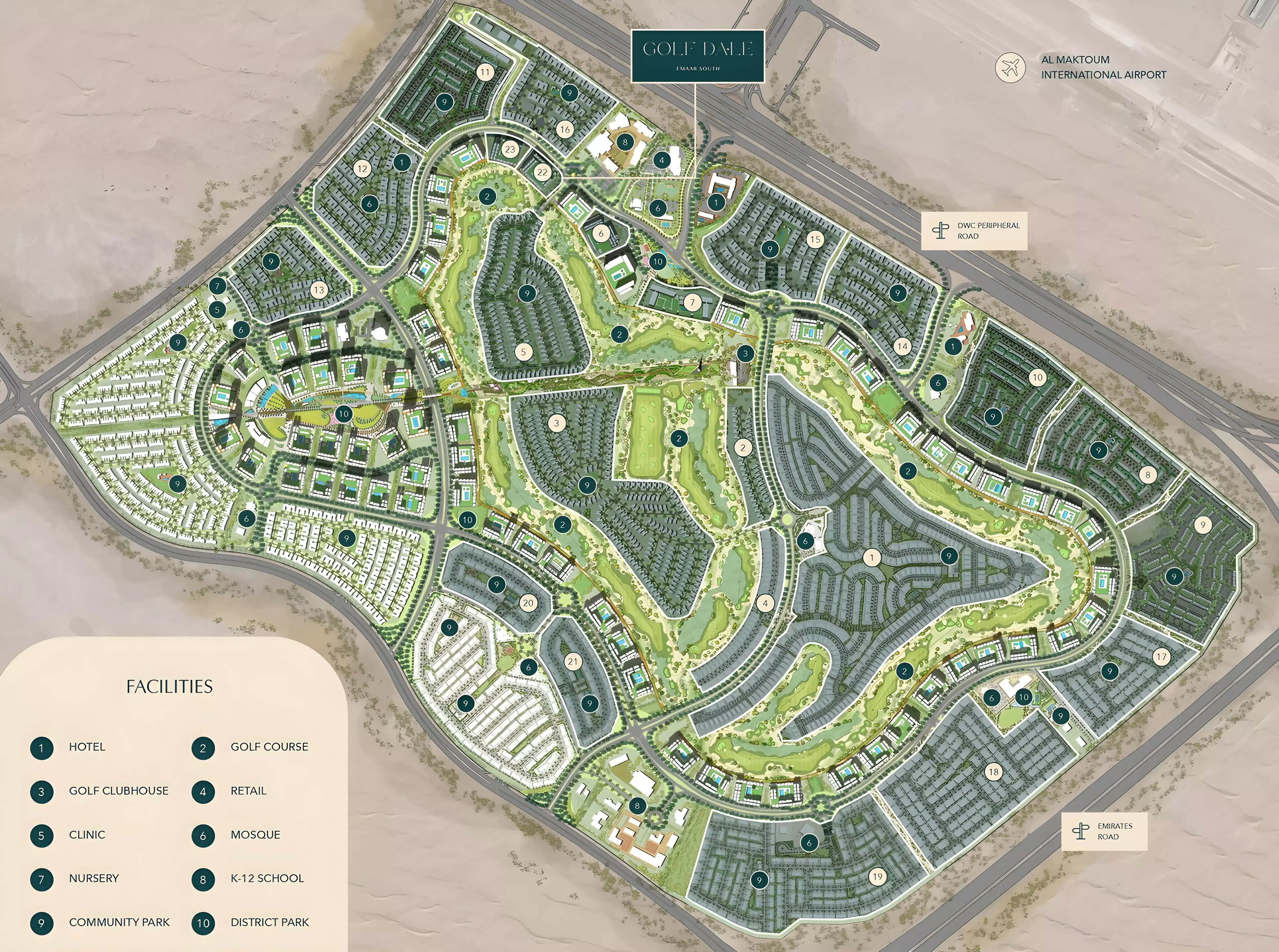 Masterplan for Golf Dale