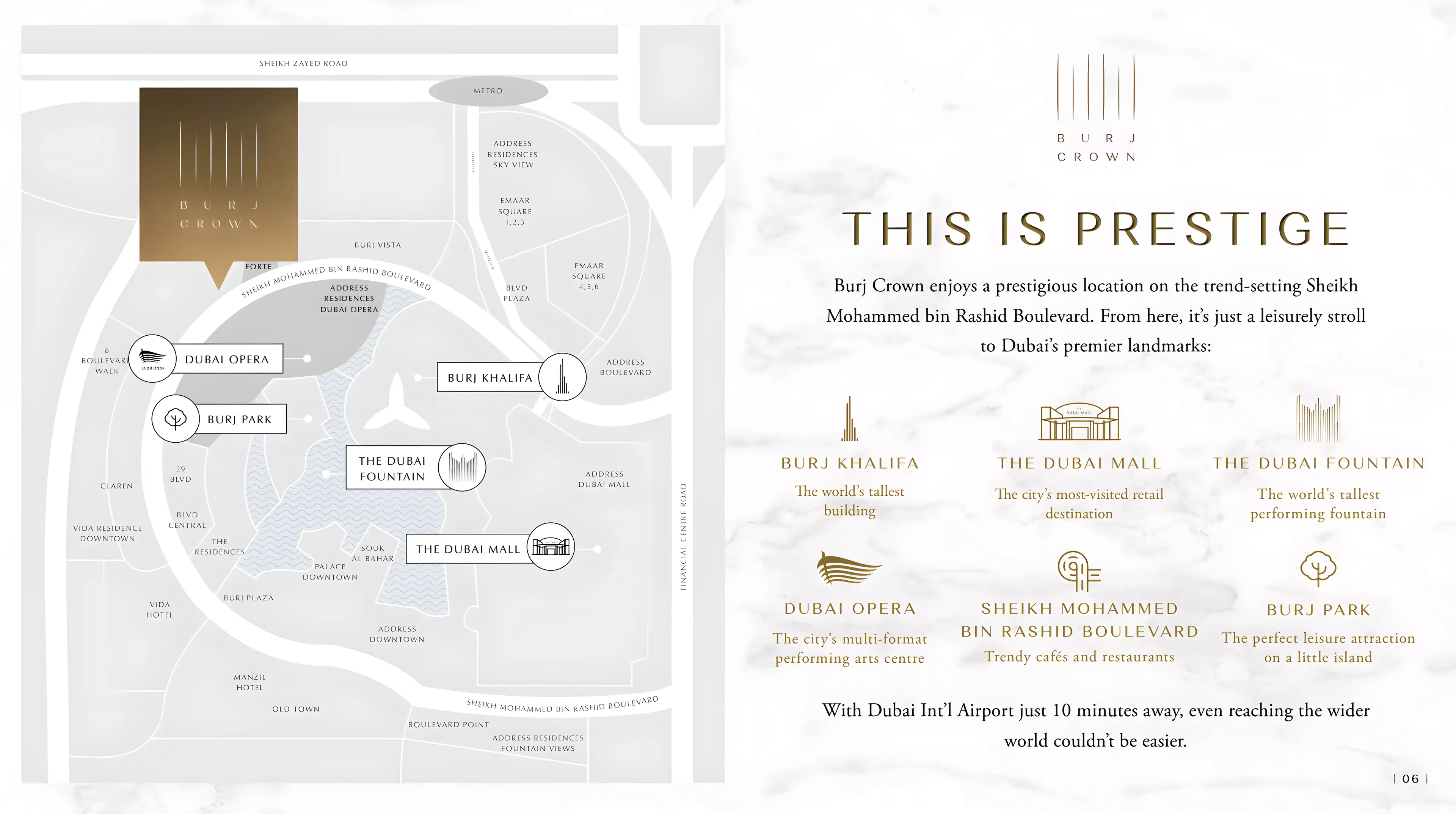 Masterplan for Burj Crown