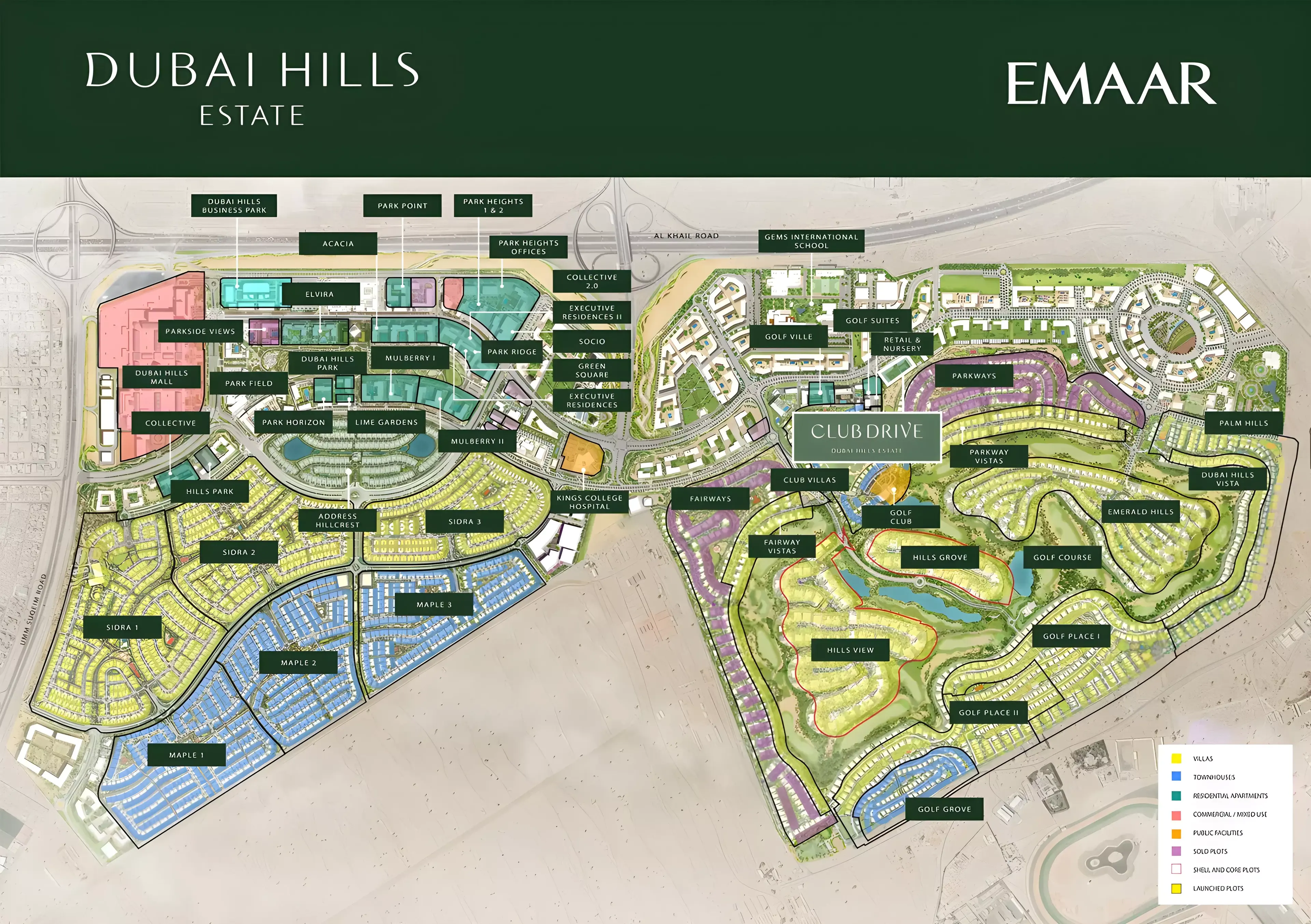 Masterplan for Club Drive