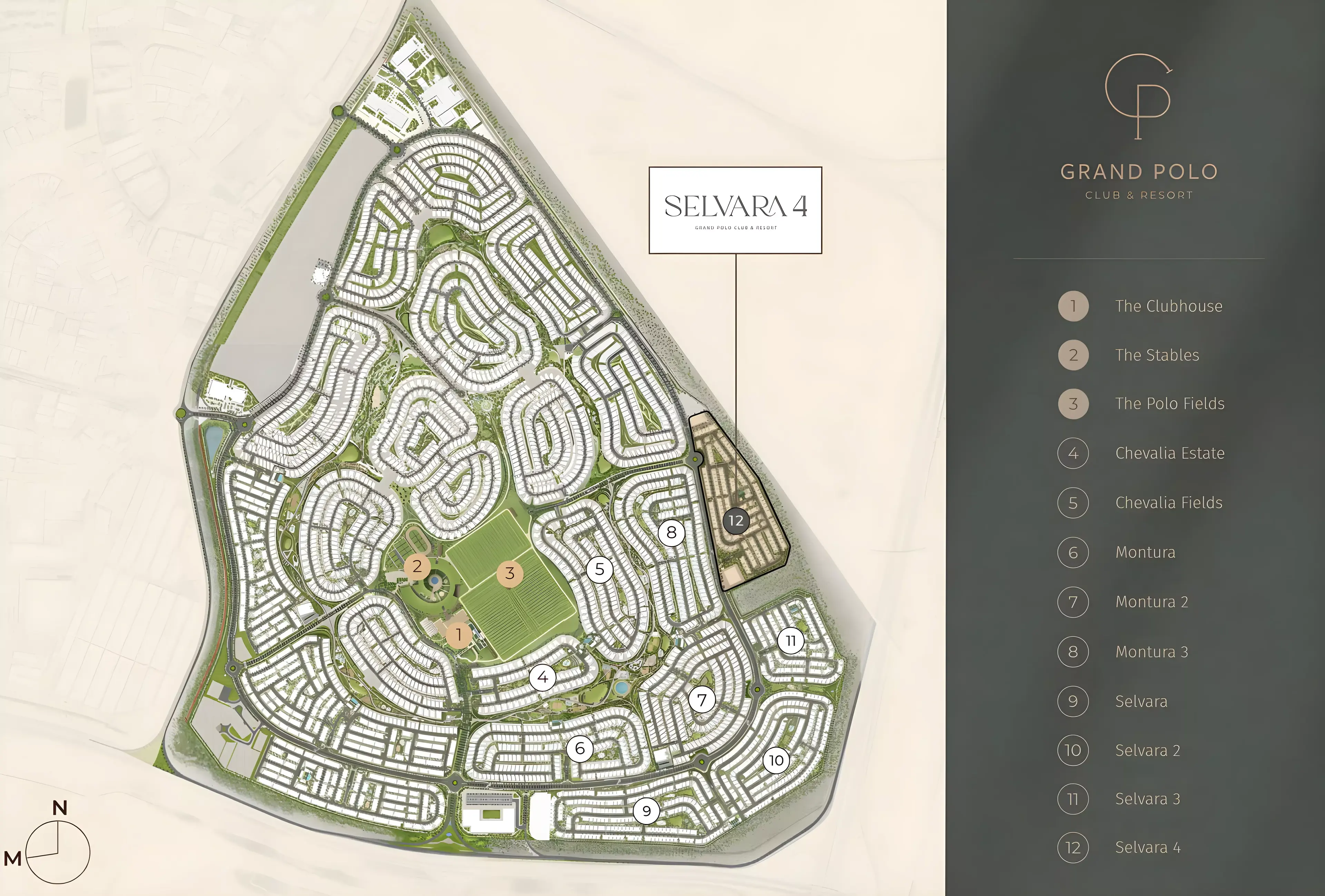 Masterplan for Selvara Phase 4 by Emaar