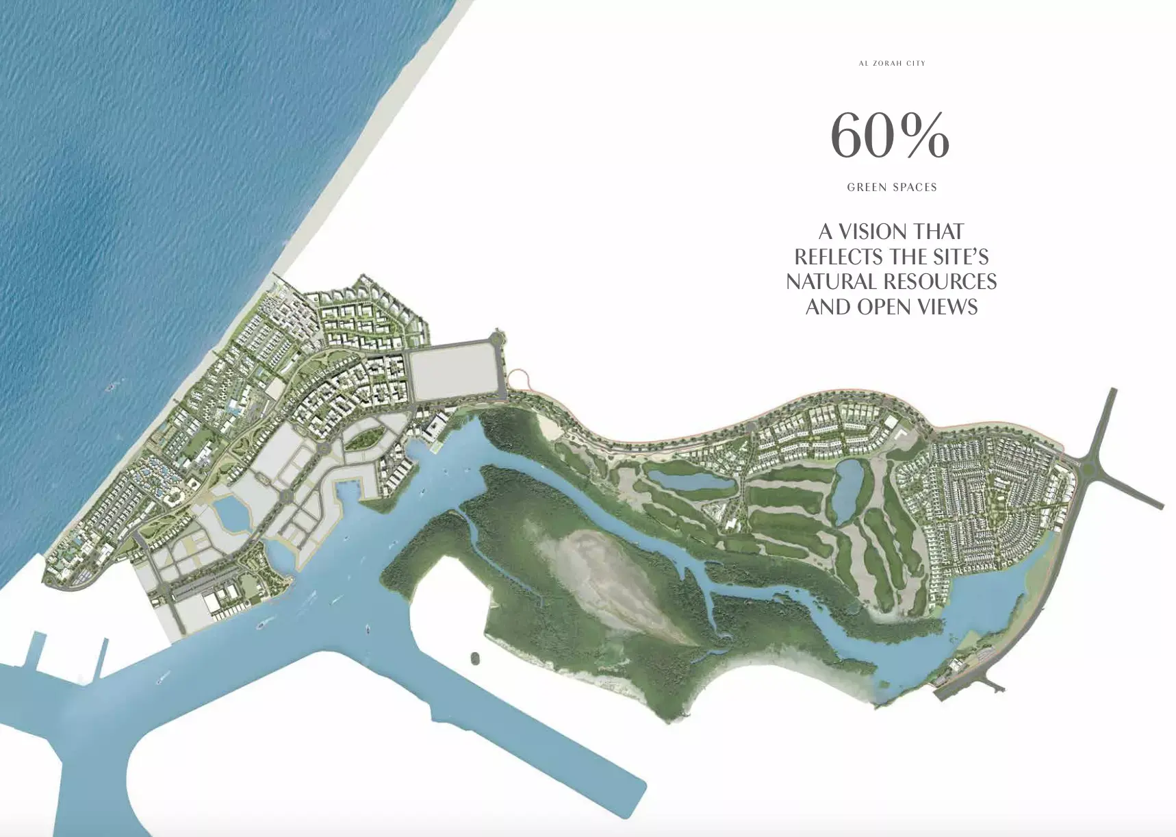 Masterplan for Gateway Porto Al Zorah