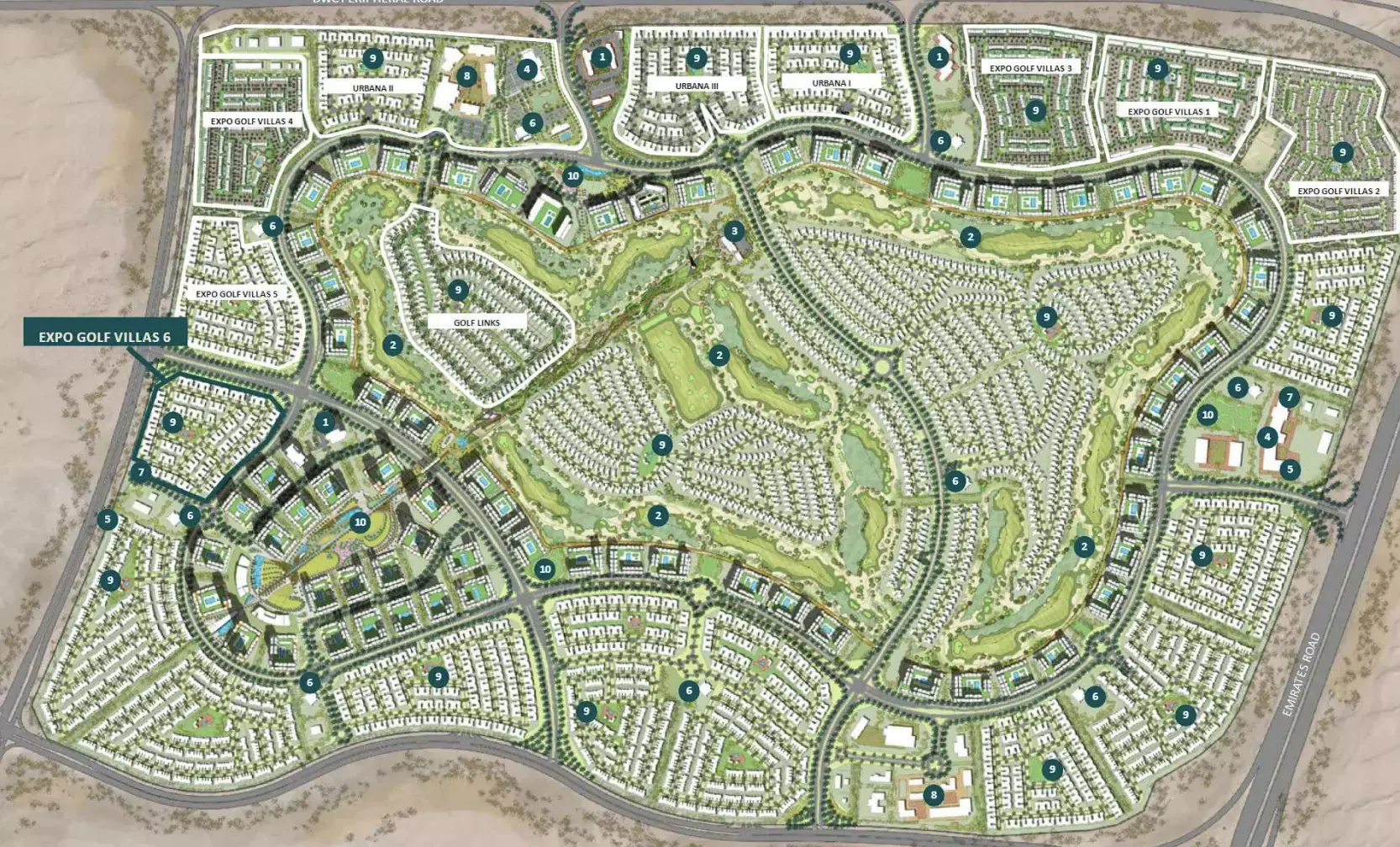 Masterplan for Greenview Phase 3 By Emaar