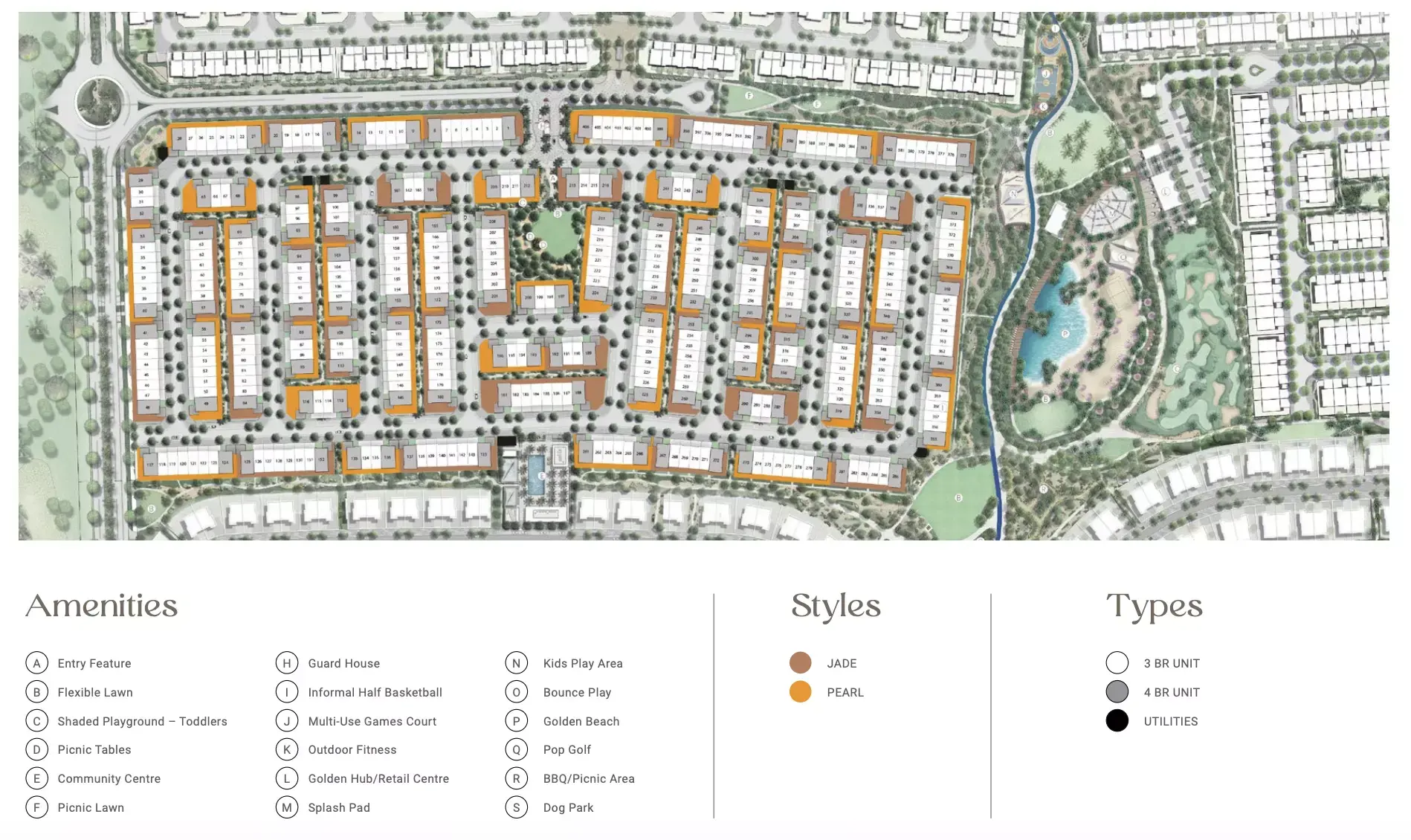 Masterplan for Lillia at The Valley