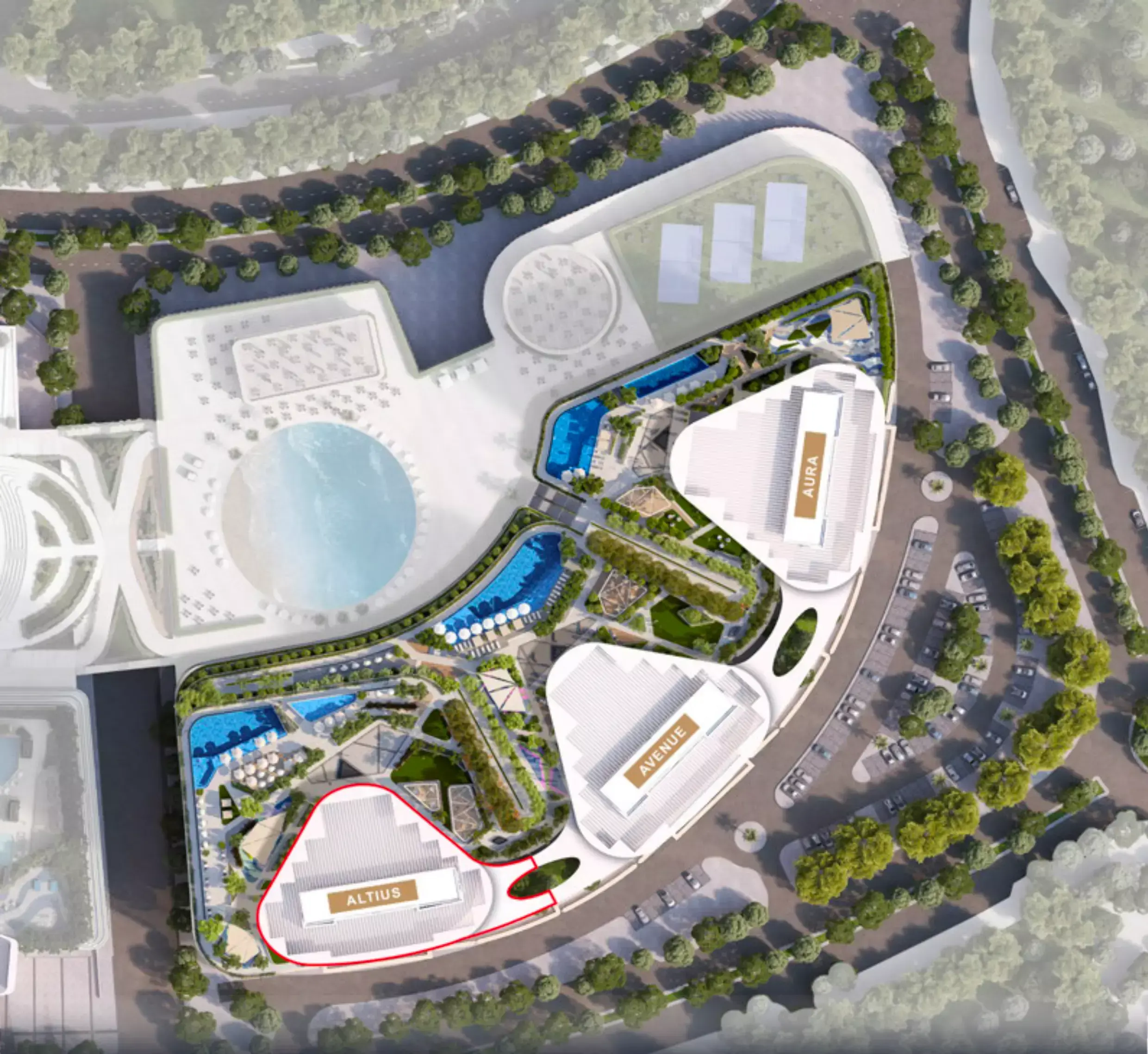 Masterplan for Sobha Skyscape Altius