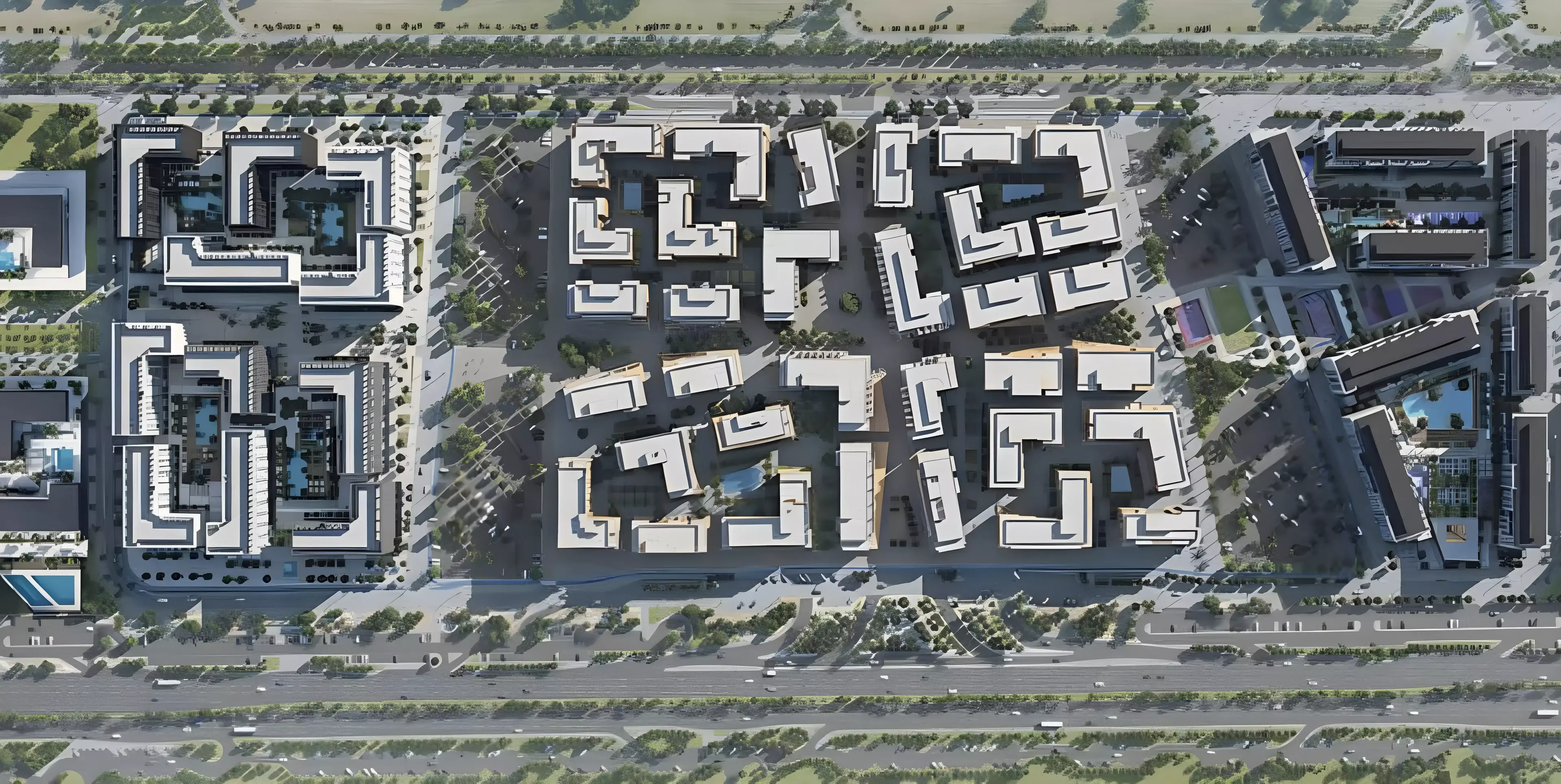 Masterplan for Al Mamsha Hamsa