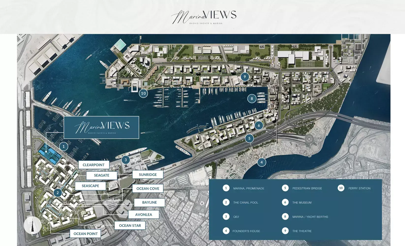 Masterplan for Marina Views