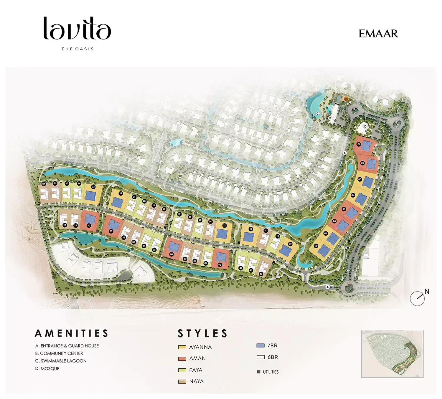 Masterplan for Lavita The Oasis