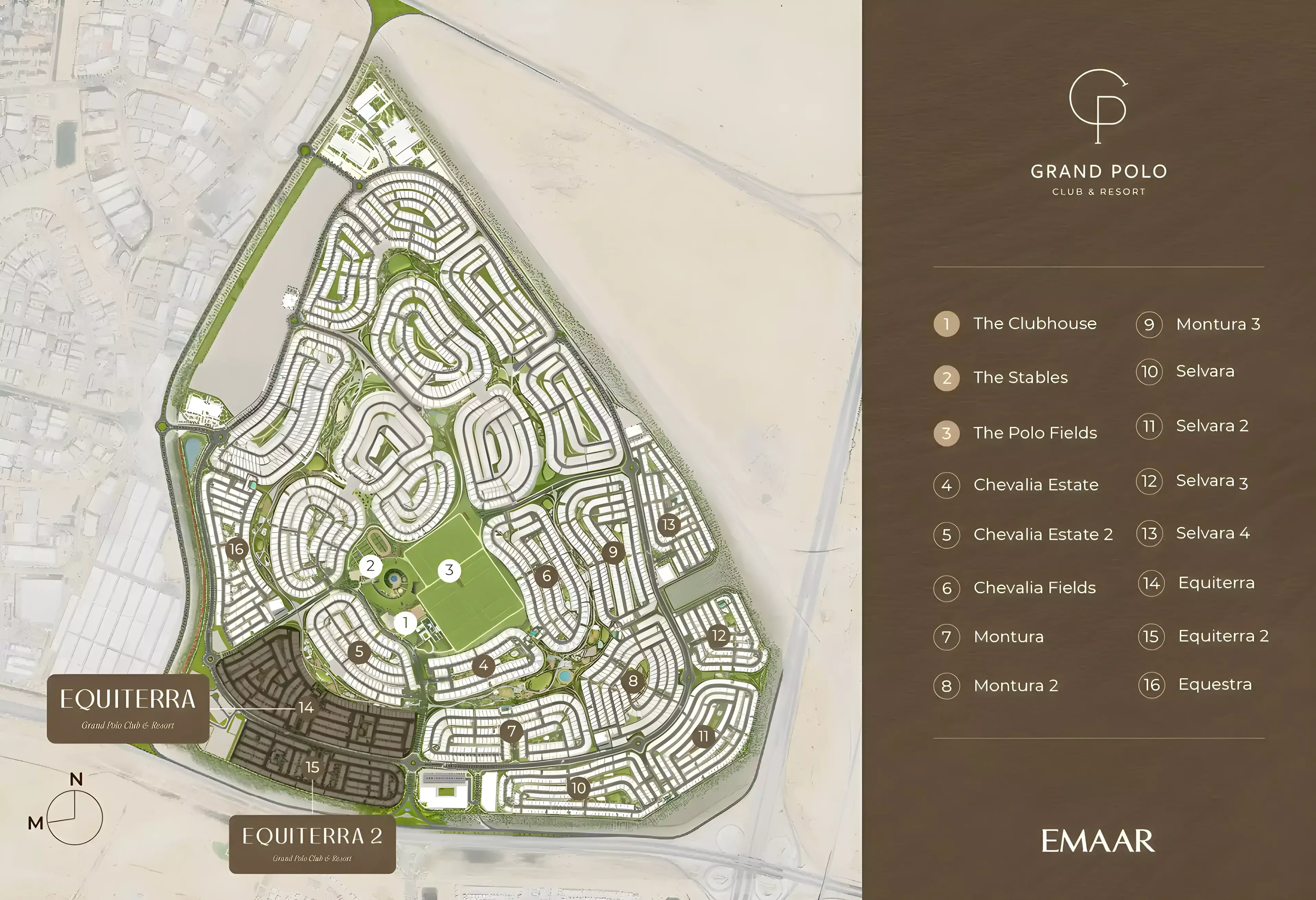 Masterplan for Equiterra 2 at Grand Polo & Resort