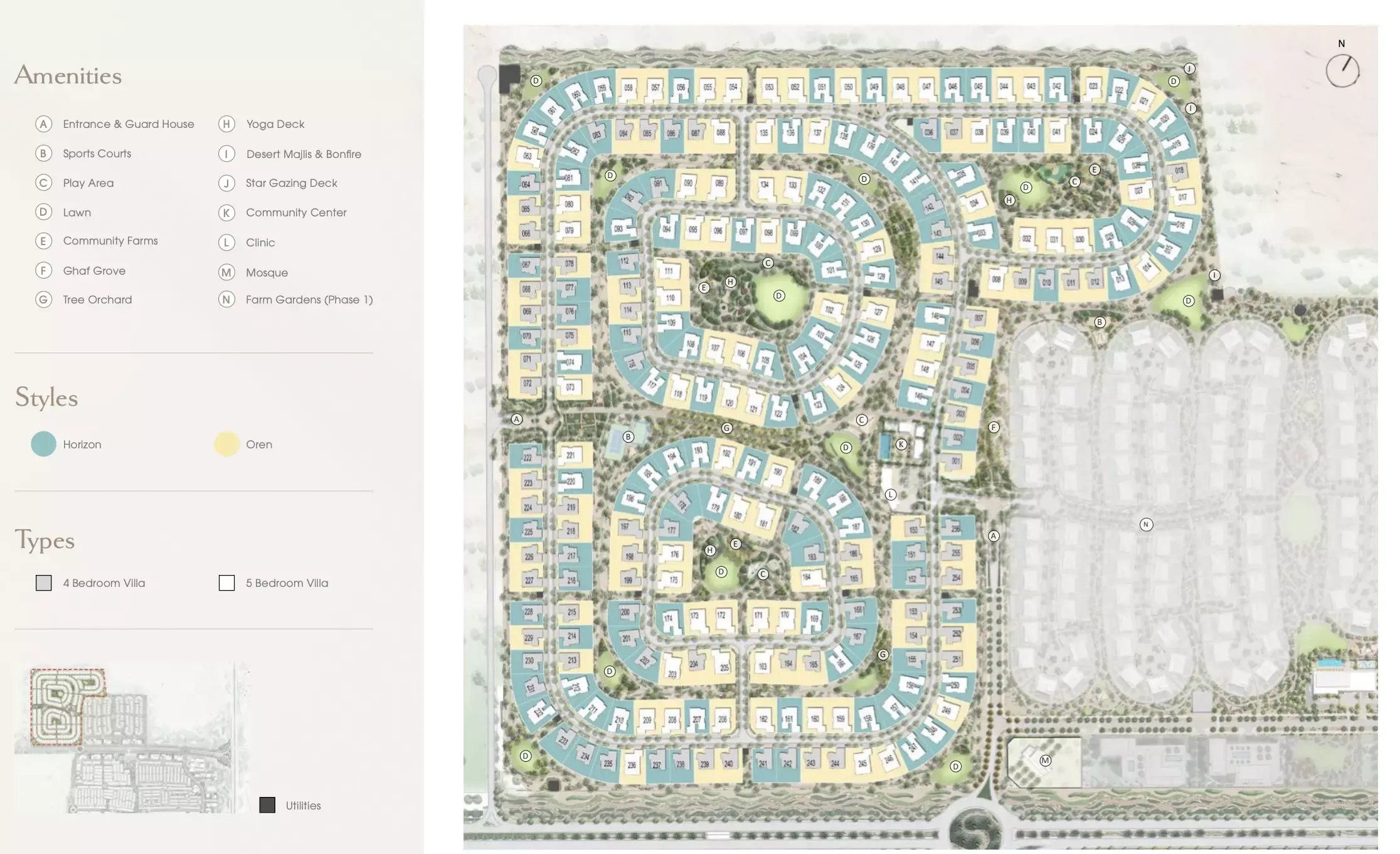Masterplan for Farm Gardens phase 2 By Emaar