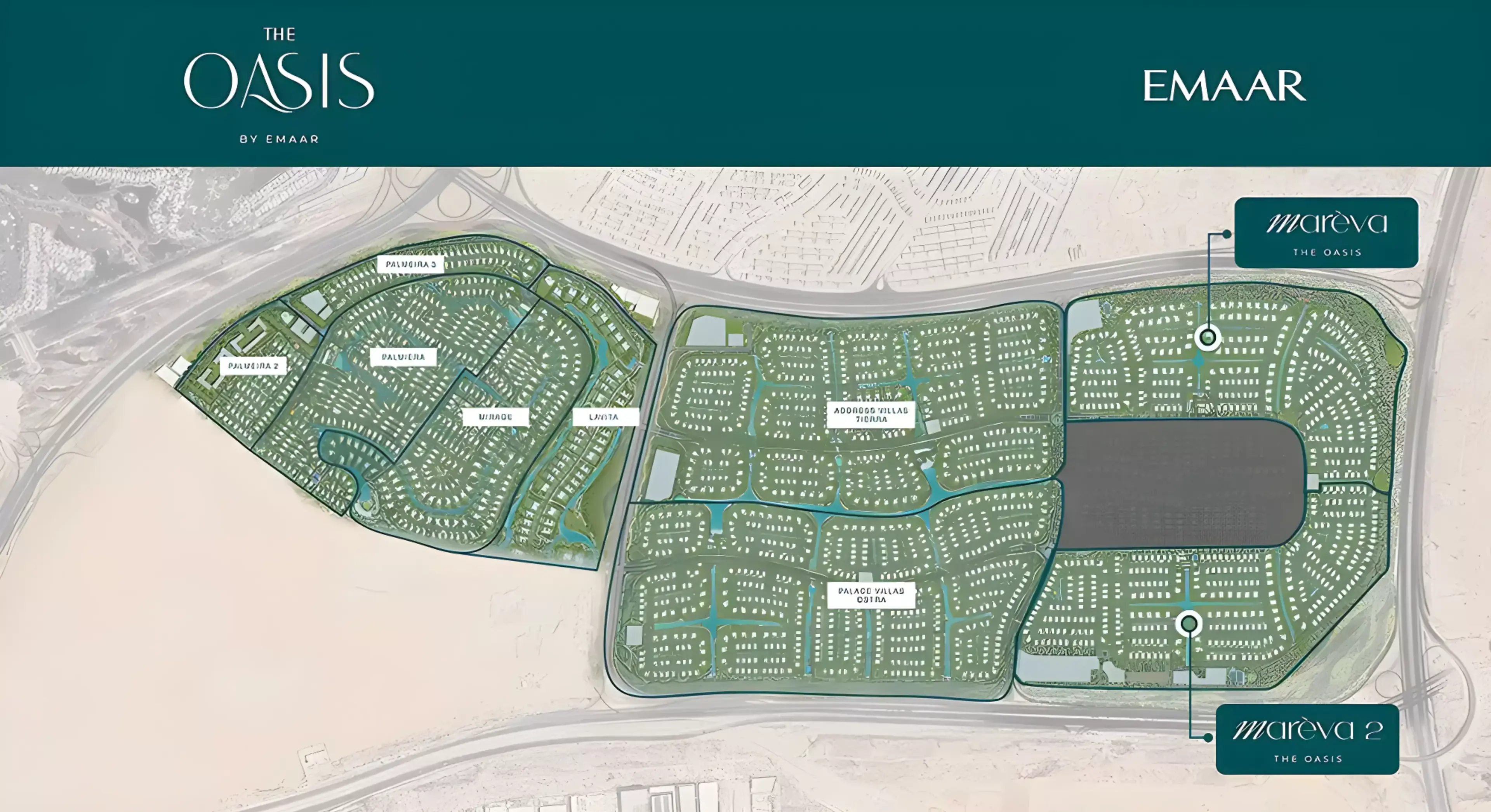 Masterplan for Mareva The Oasis