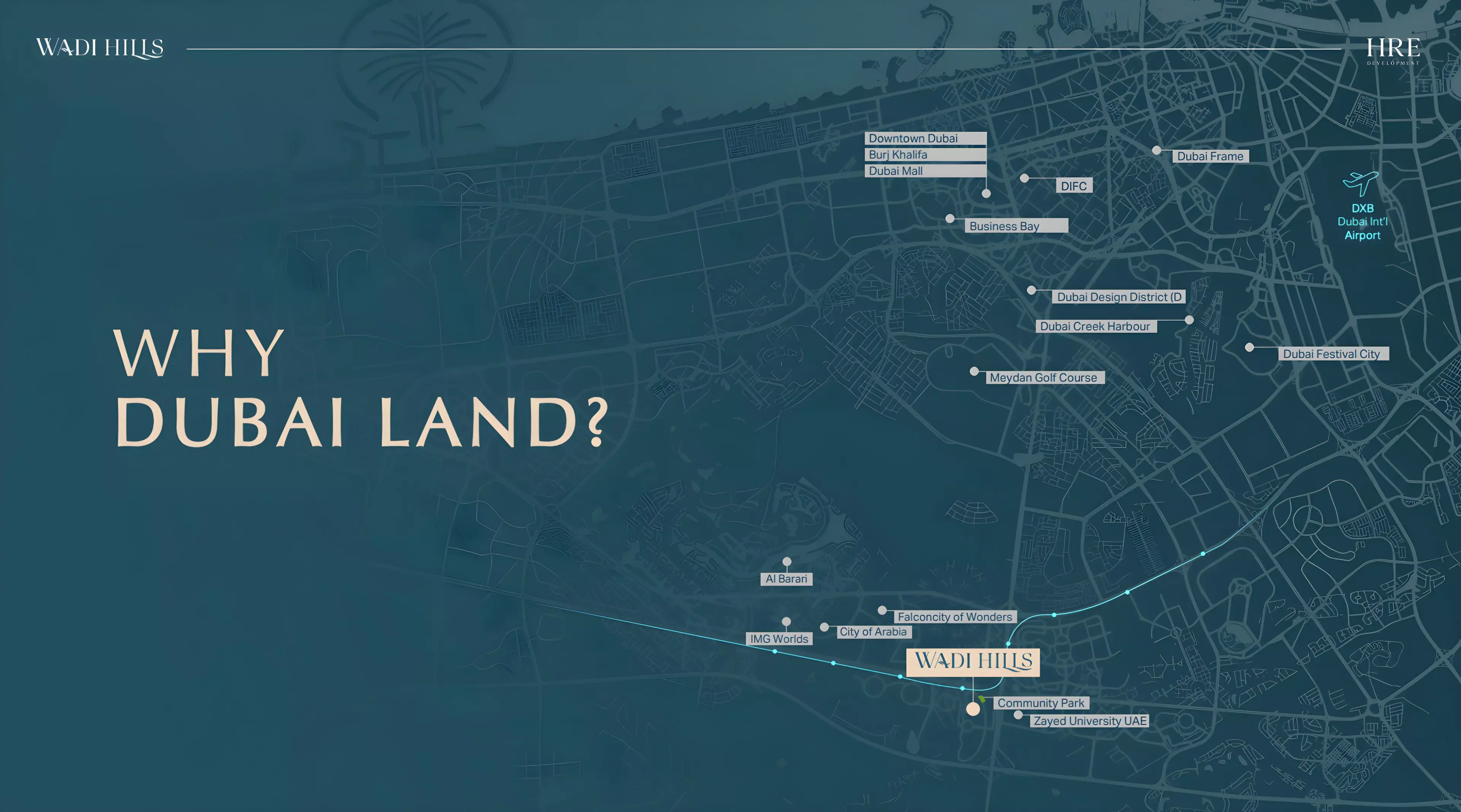 Masterplan for Wadi Hills