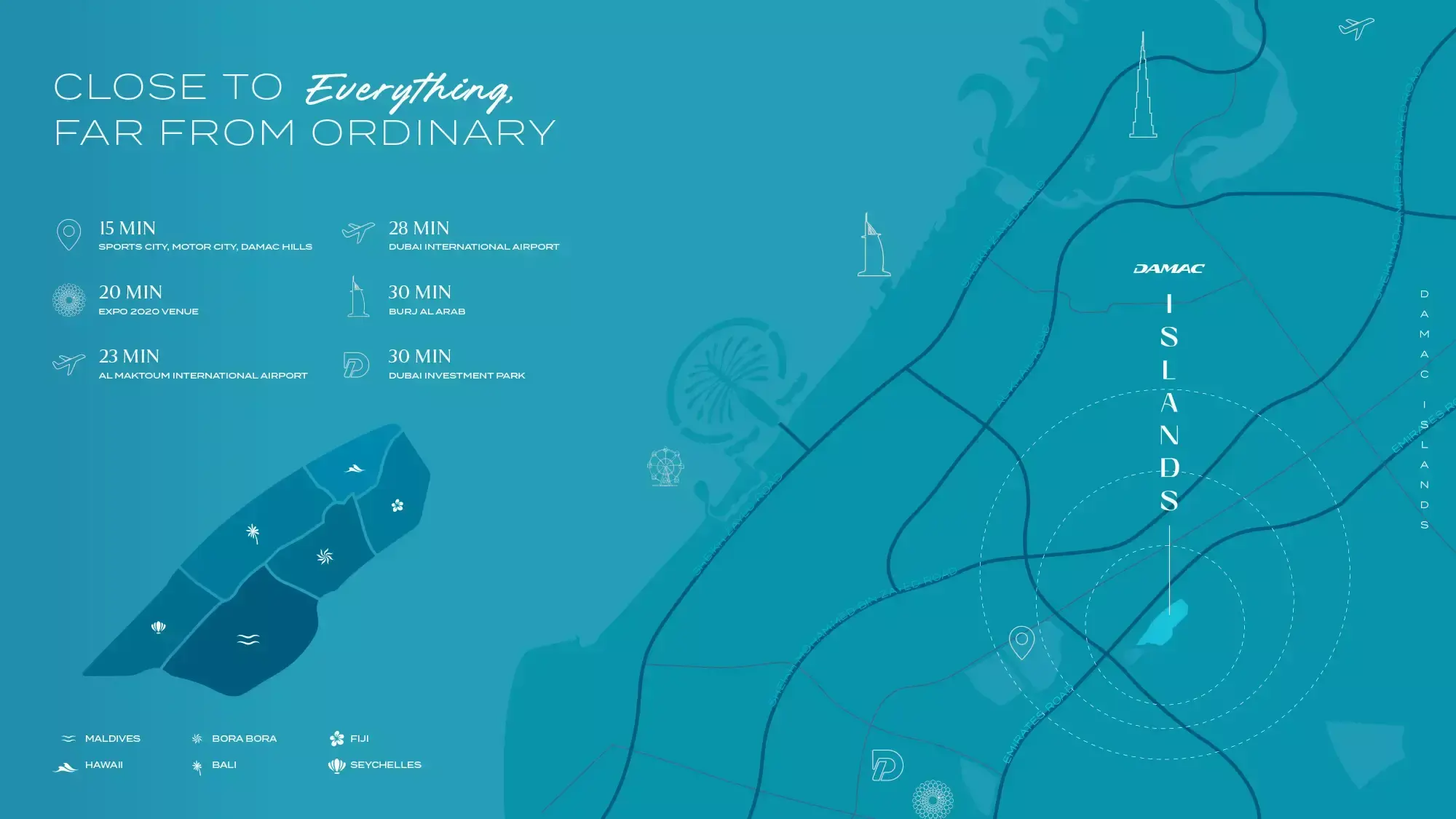 Masterplan for Bora Bora Phase 4 By Damac