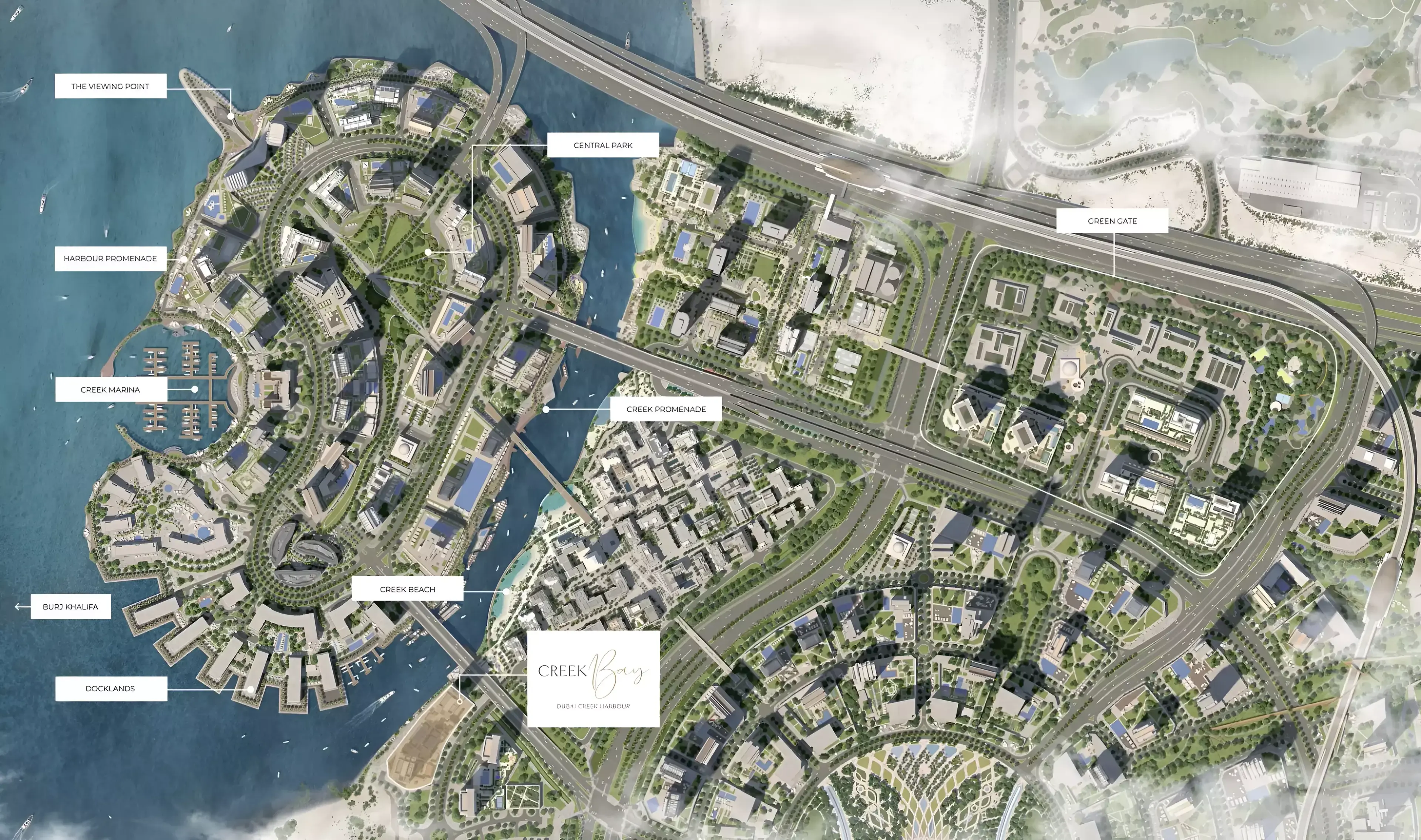 Masterplan for Creek Bay