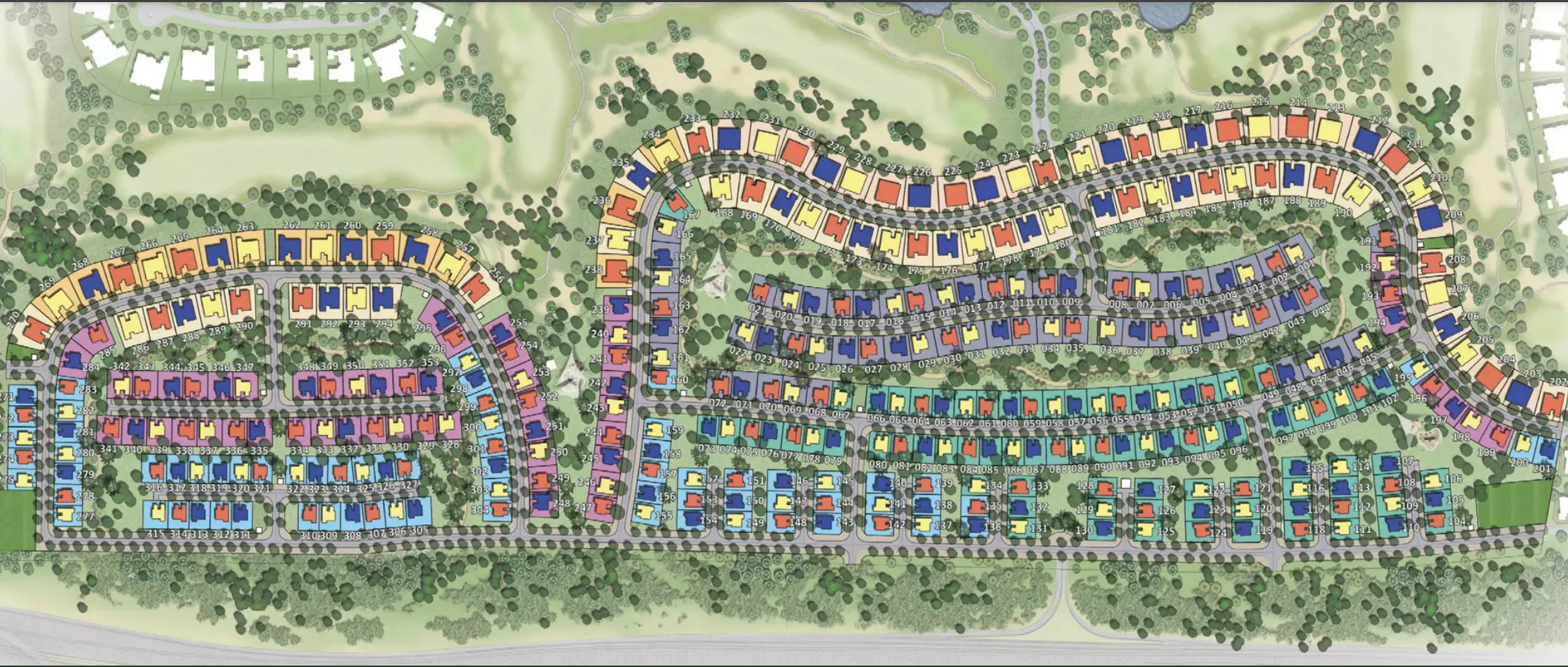 Masterplan for Golf Place By Emaar