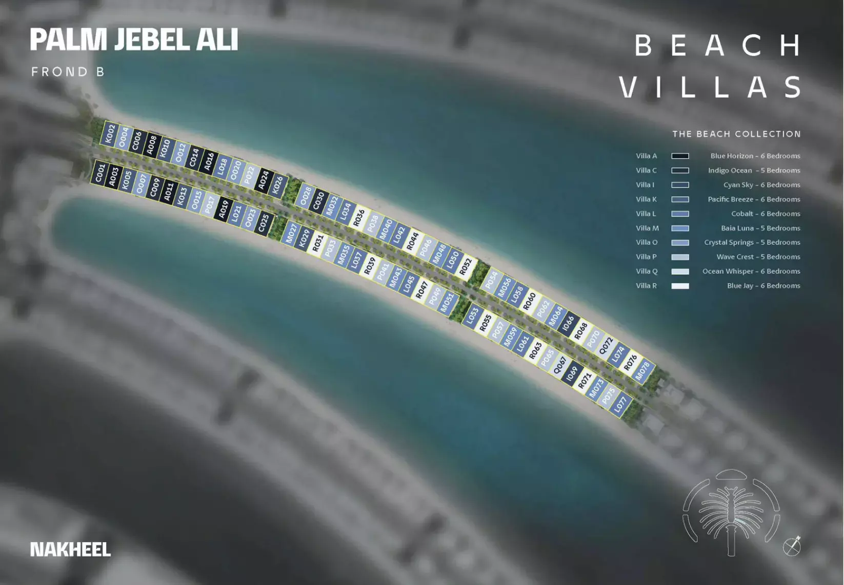 Masterplan for Palm Jebel Ali Frond B