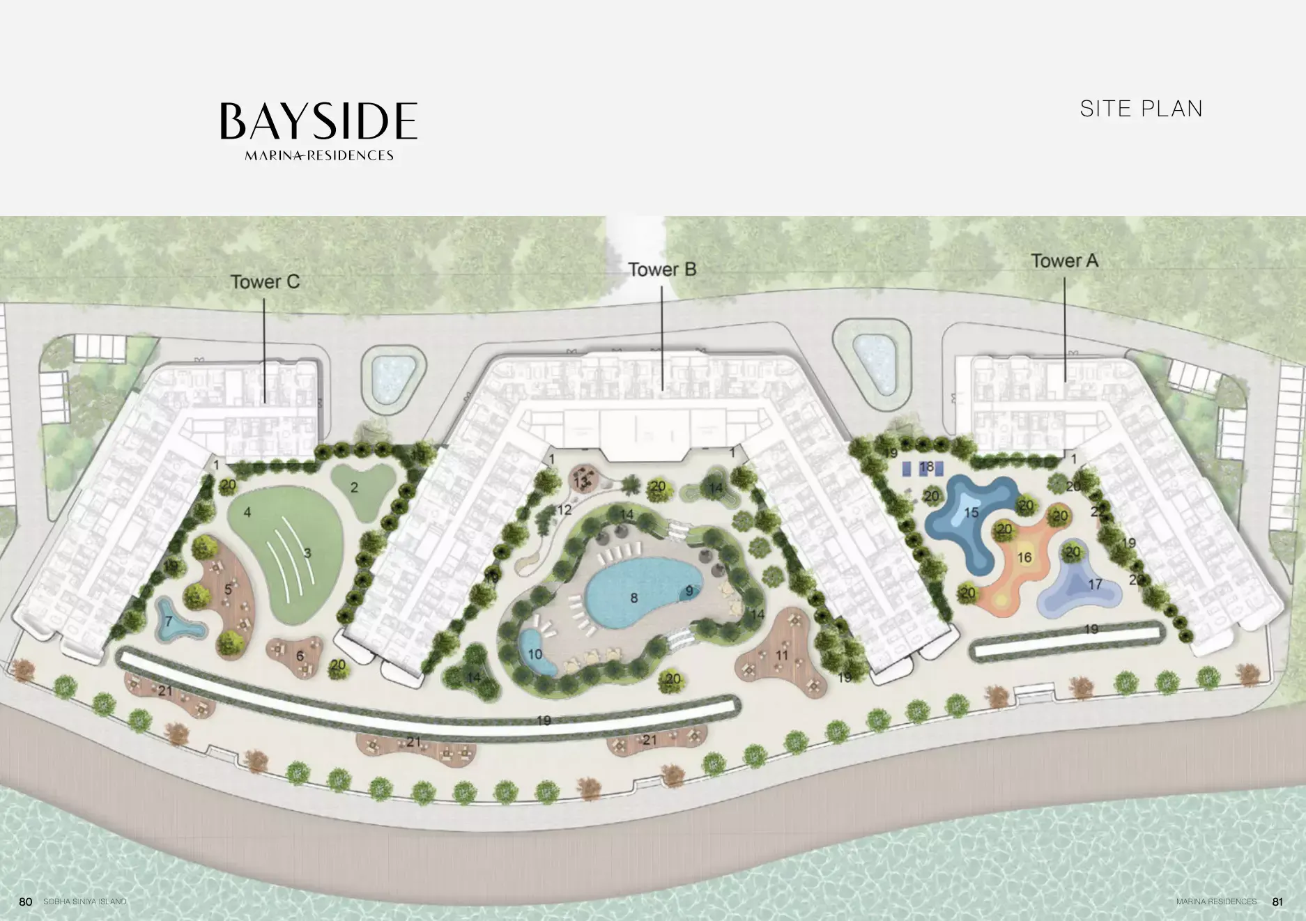 Masterplan for Bayside Marina Residences