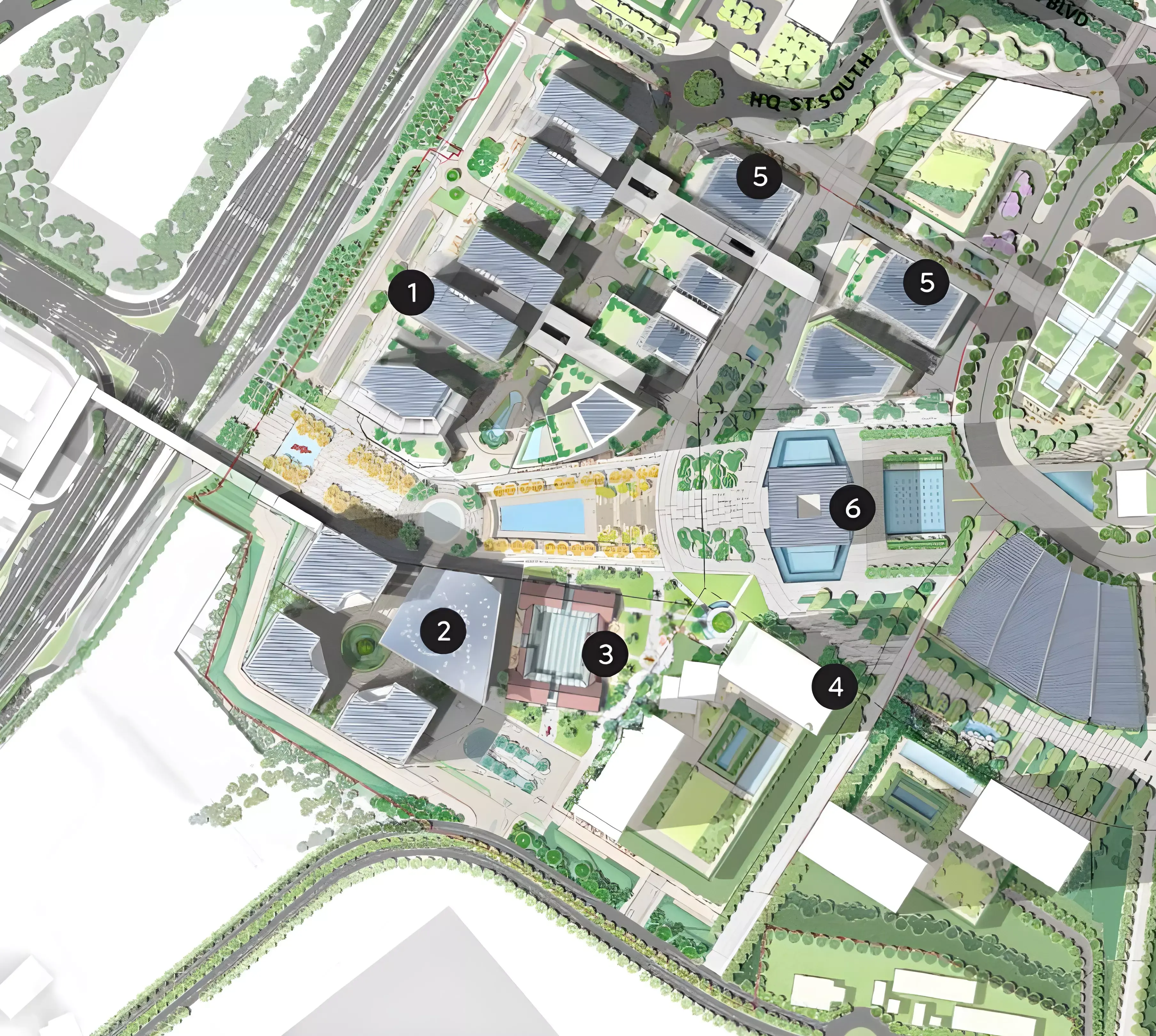Masterplan for The Residences DIFC