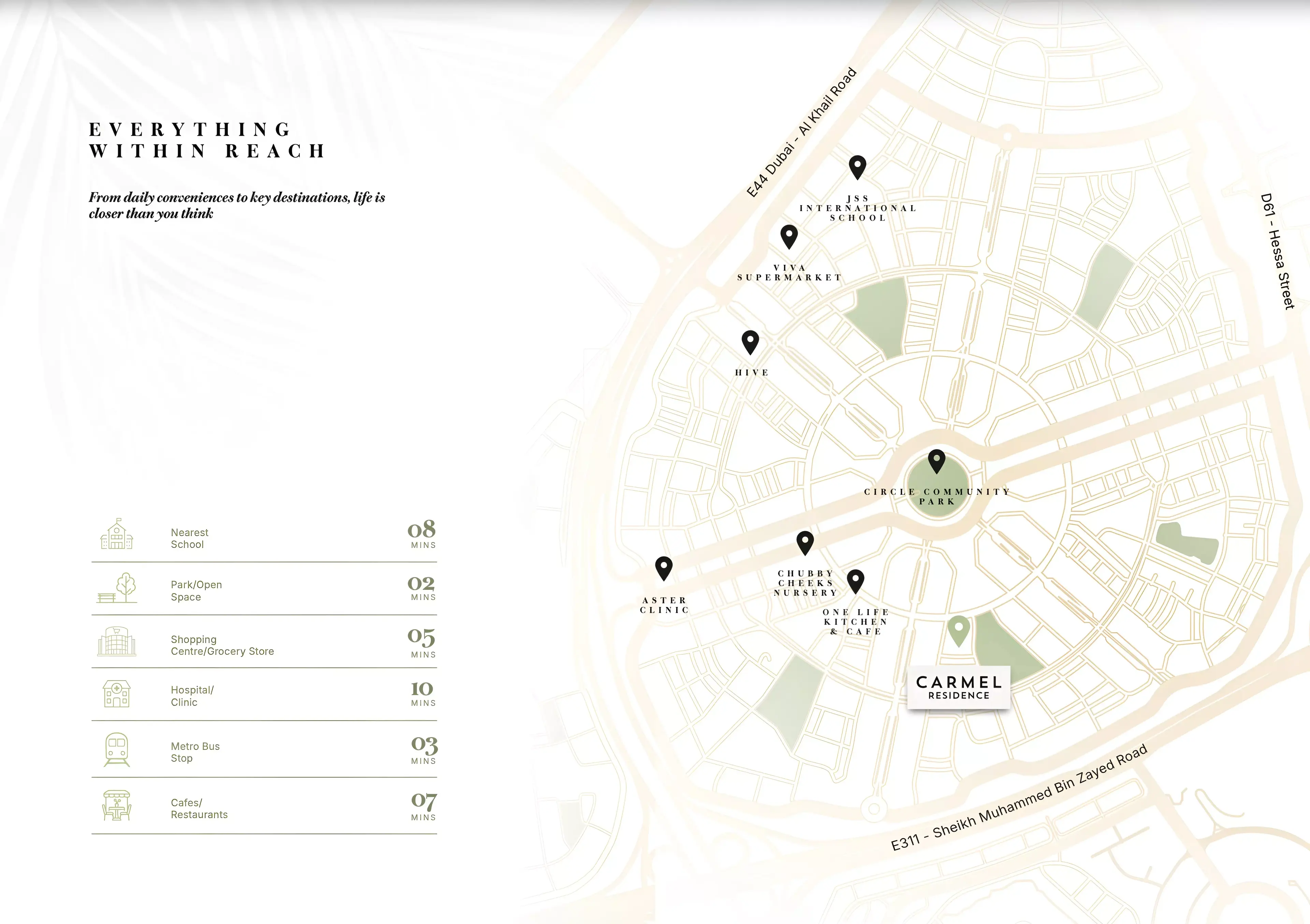 Masterplan for Carmel Residences
