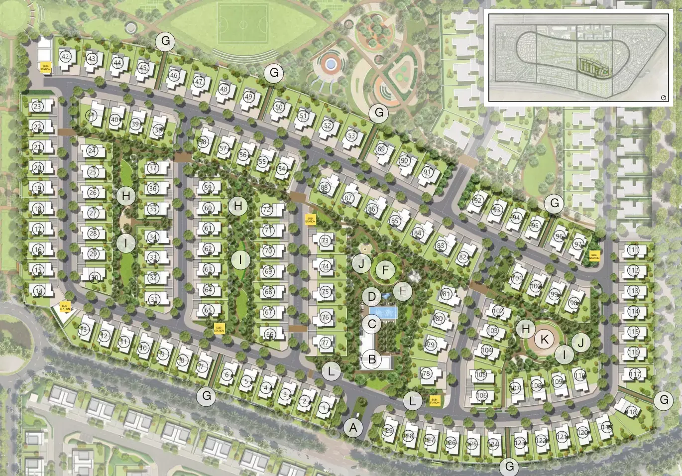 Masterplan for Elie Saab Phase 2 At Arabian Ranches 3 By Emaar